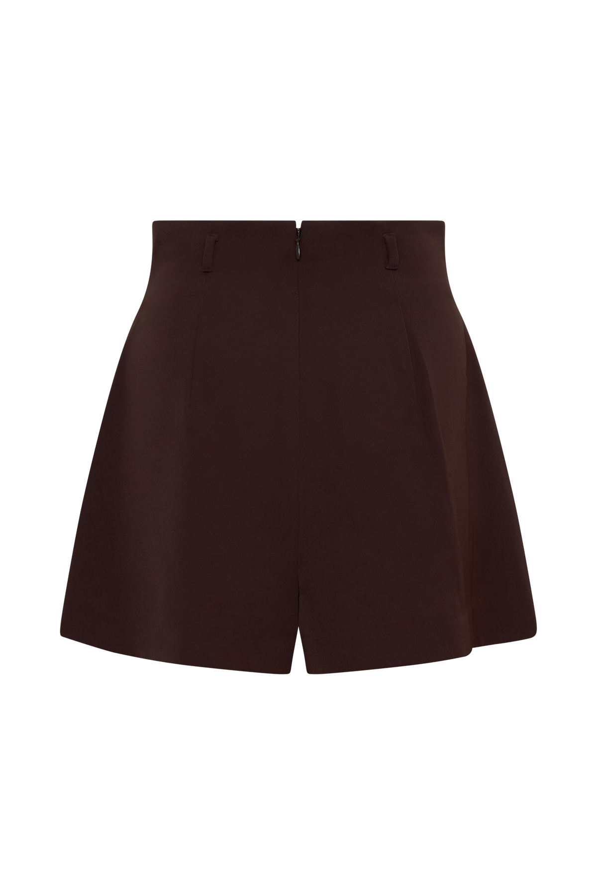 Simone Pleated Suiting Short - Dark Chocolate #5