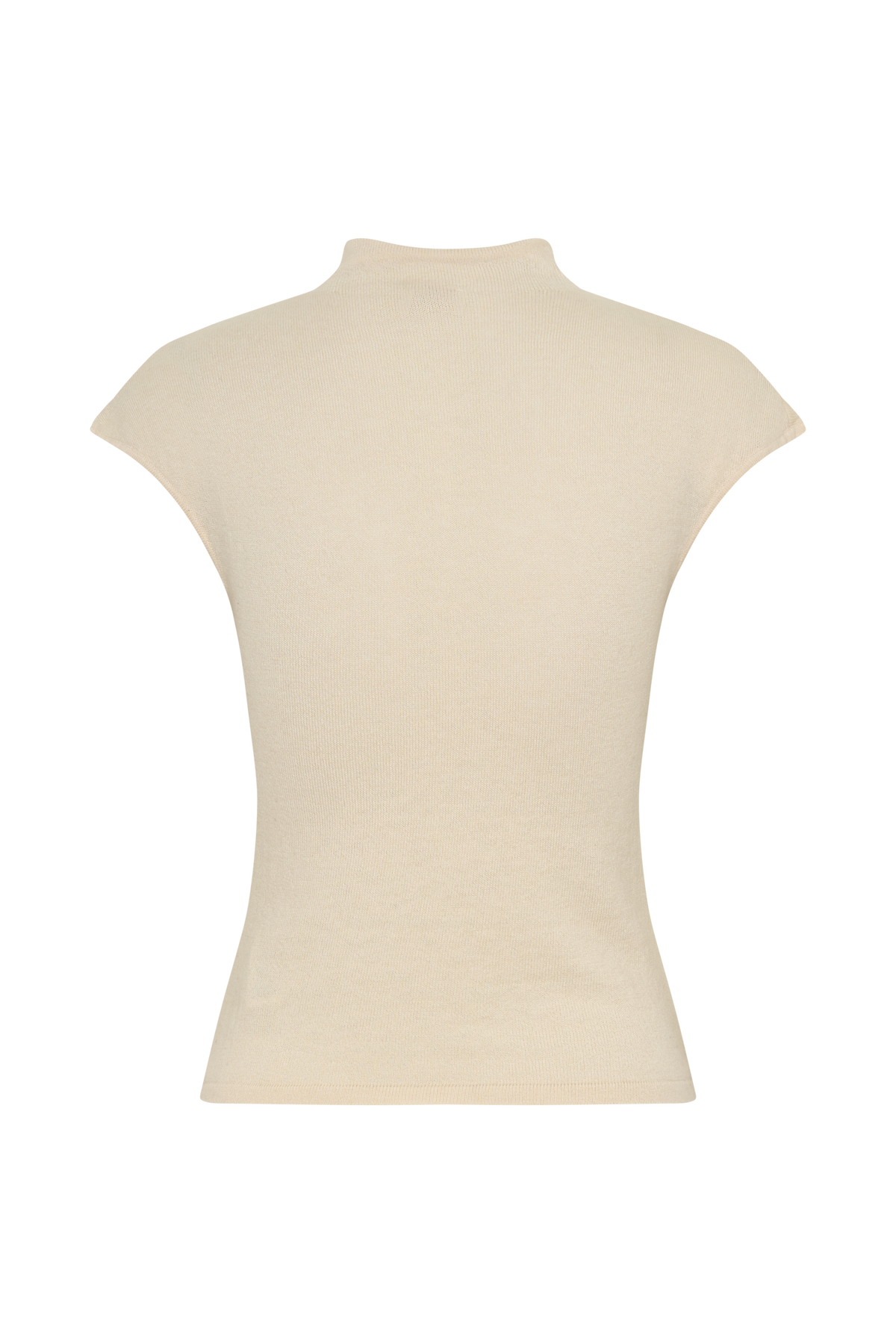 Sonny Short Sleeve Knit Top - Cream #8