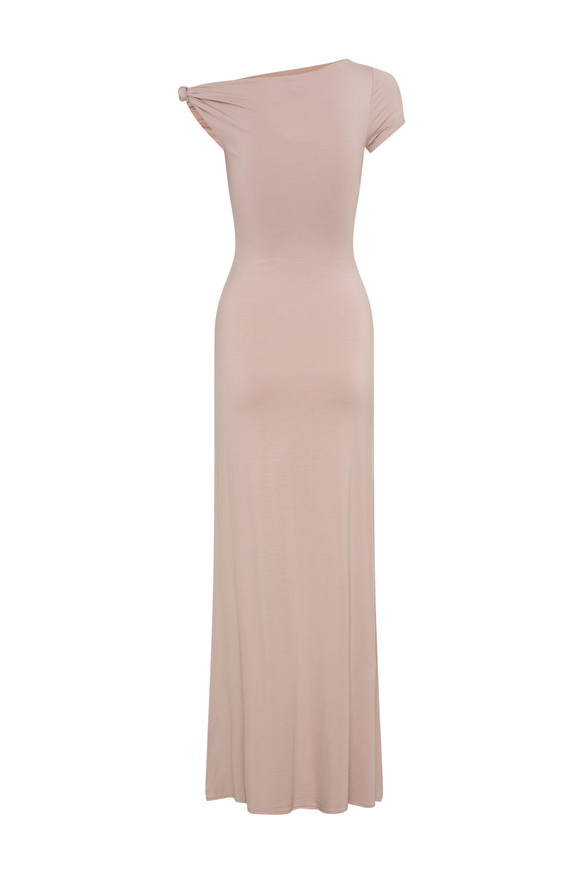 Tamsin Short Sleeve Modal Maxi Dress - Mushroom #8