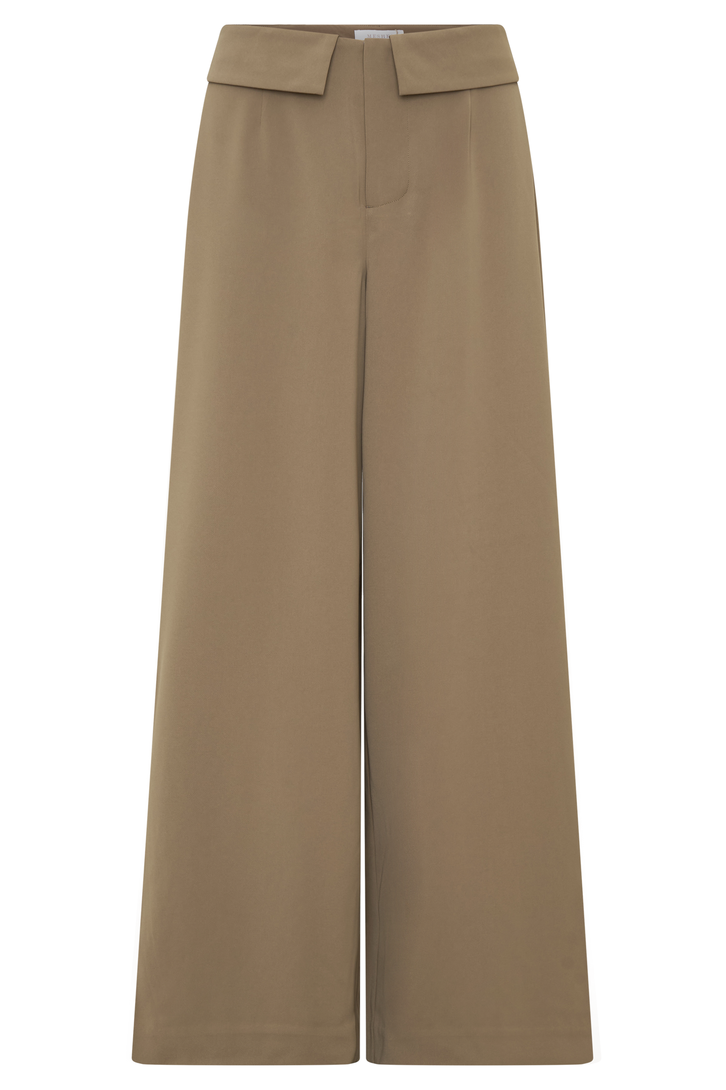 Tanya Wide Leg Suiting Pants - Camel