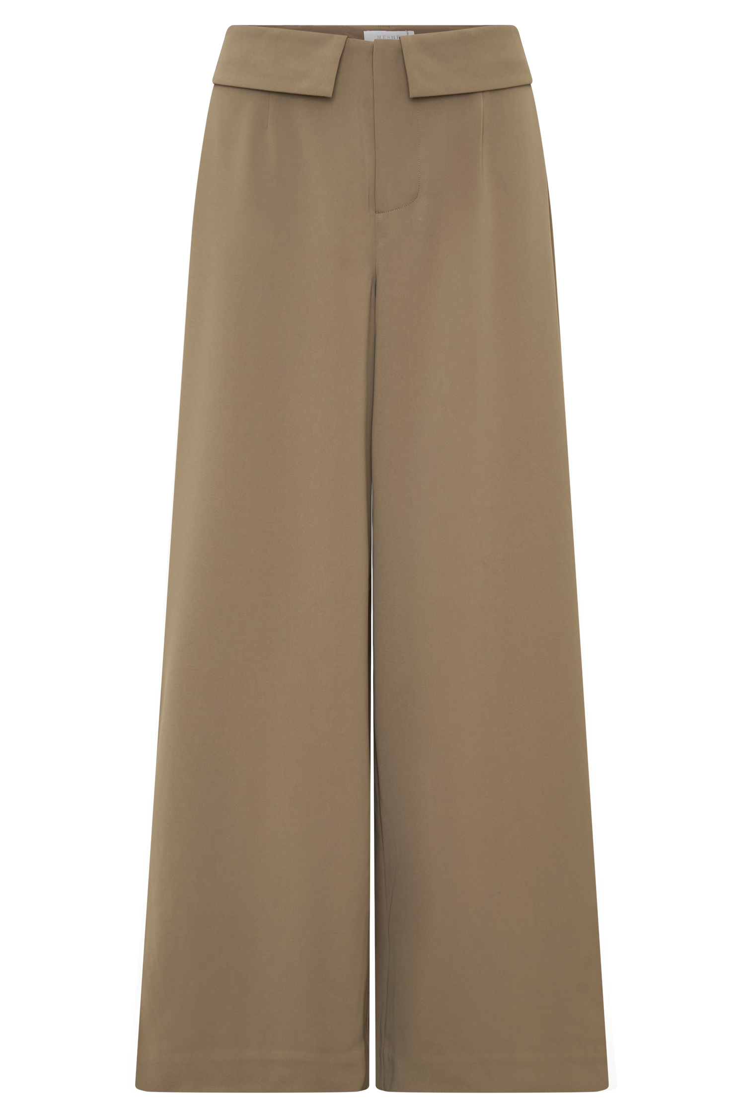 Tanya Wide Leg Suiting Pants - Camel #12
