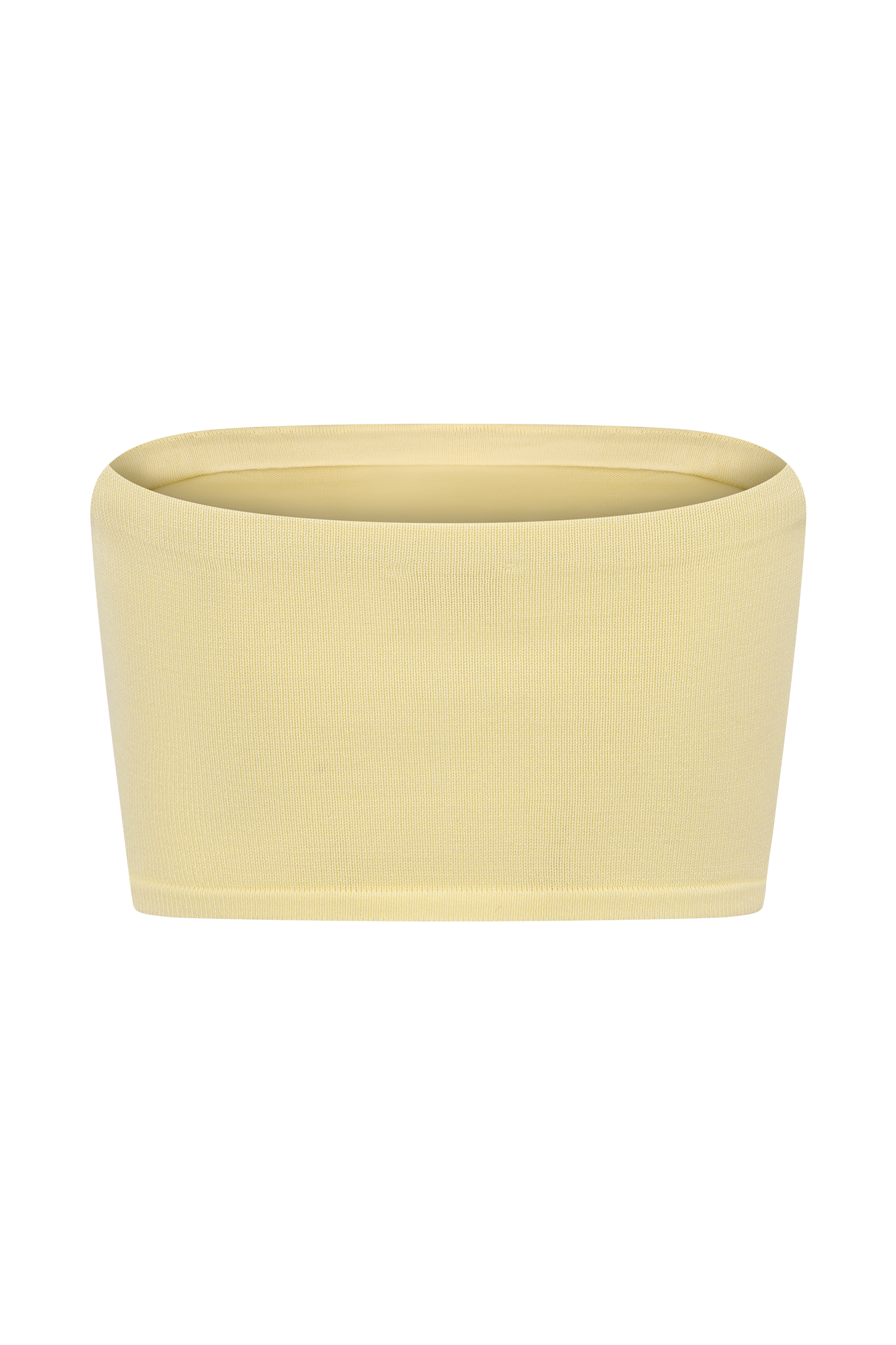 Tanyel Knit Bandeau Top - Lemon #8