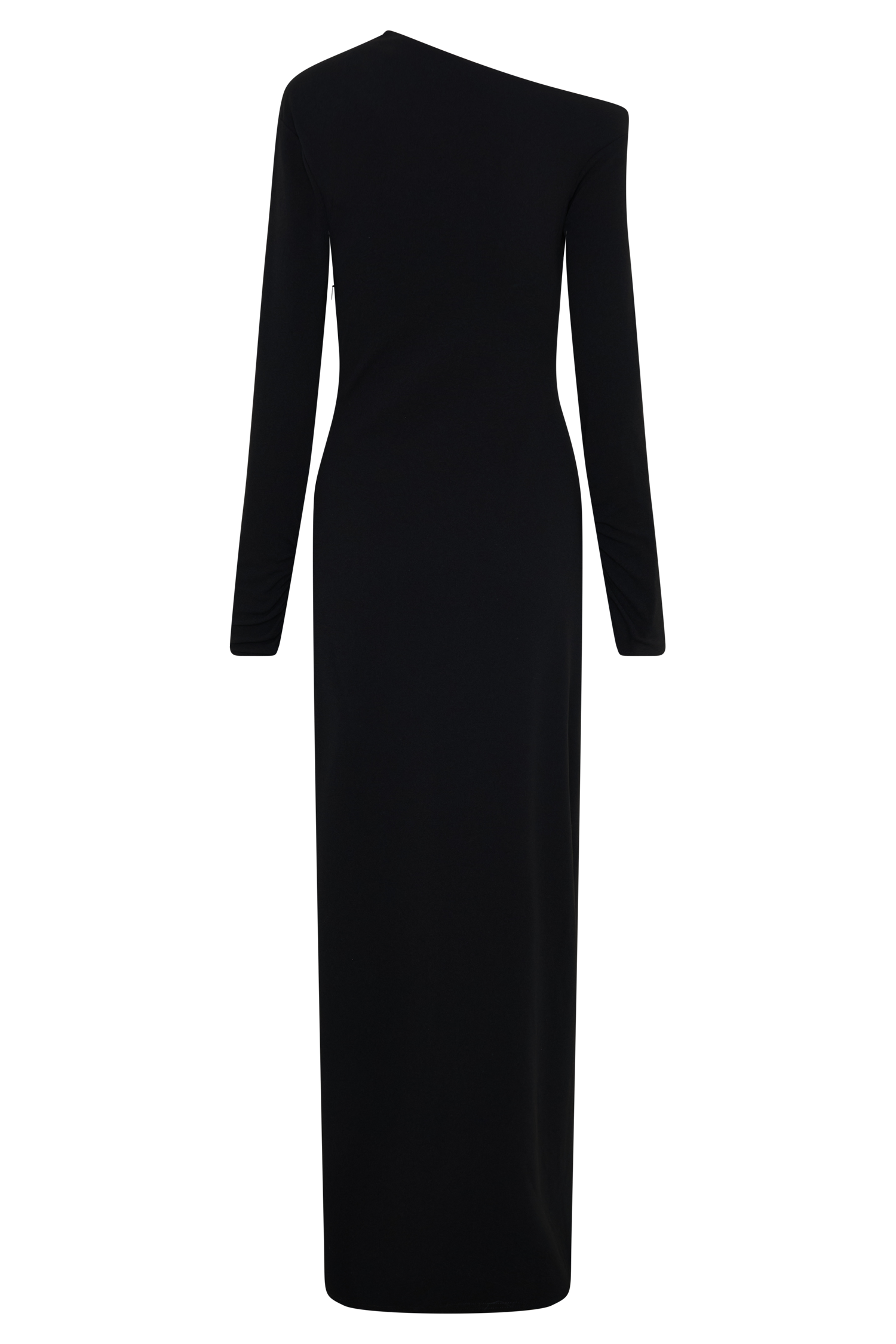 Thalyn Crepe Maxi Dress With Split - Black #9