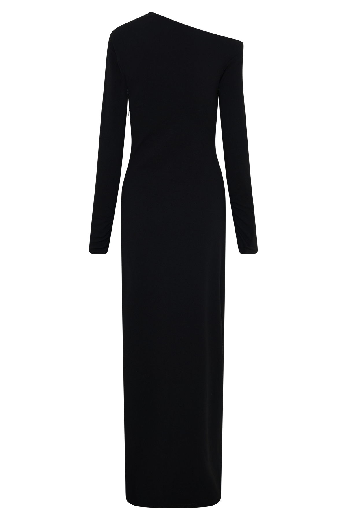 Thalyn Crepe Maxi Dress With Split - Black #9