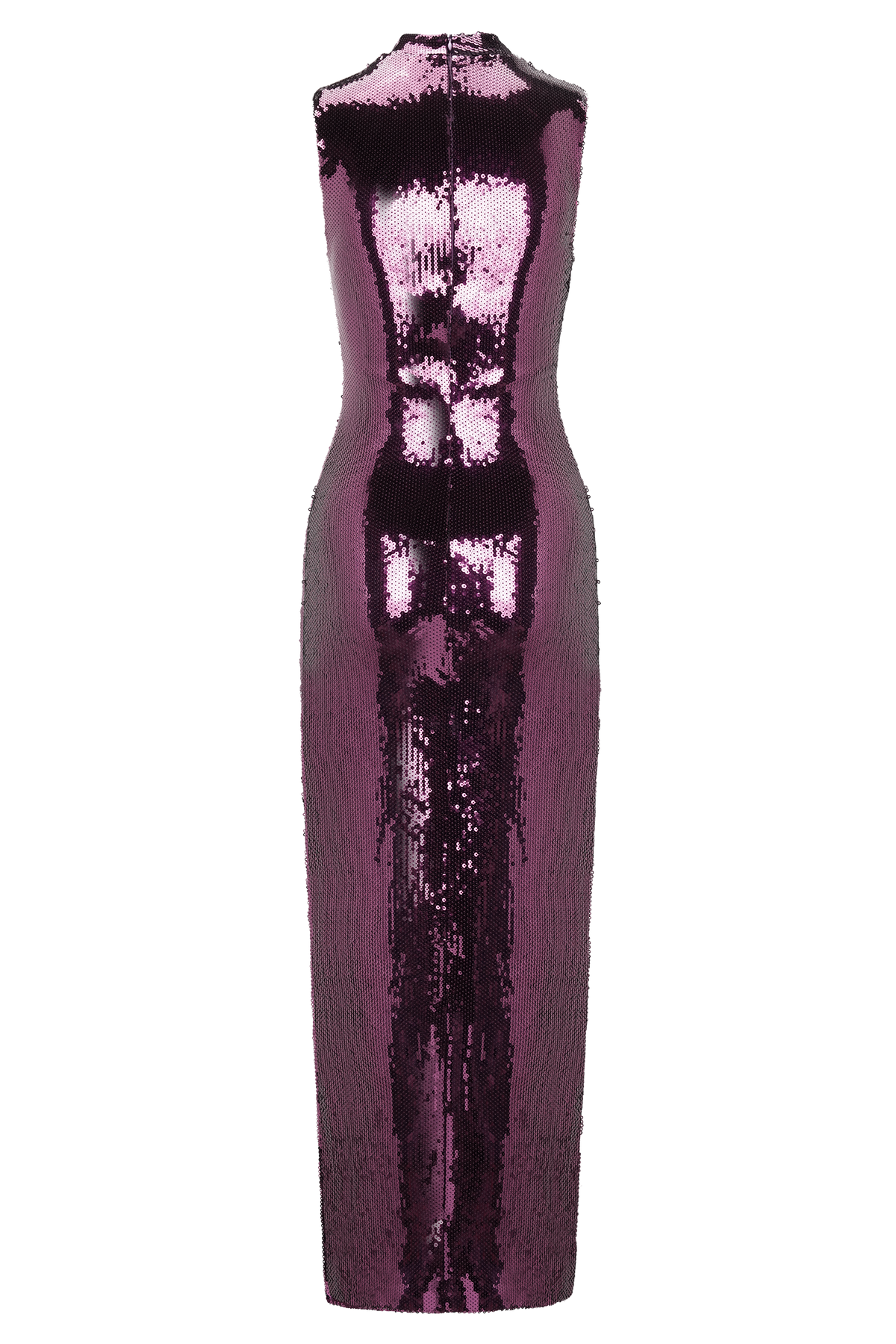 Veronica Sequin Midi Dress - Plum #6