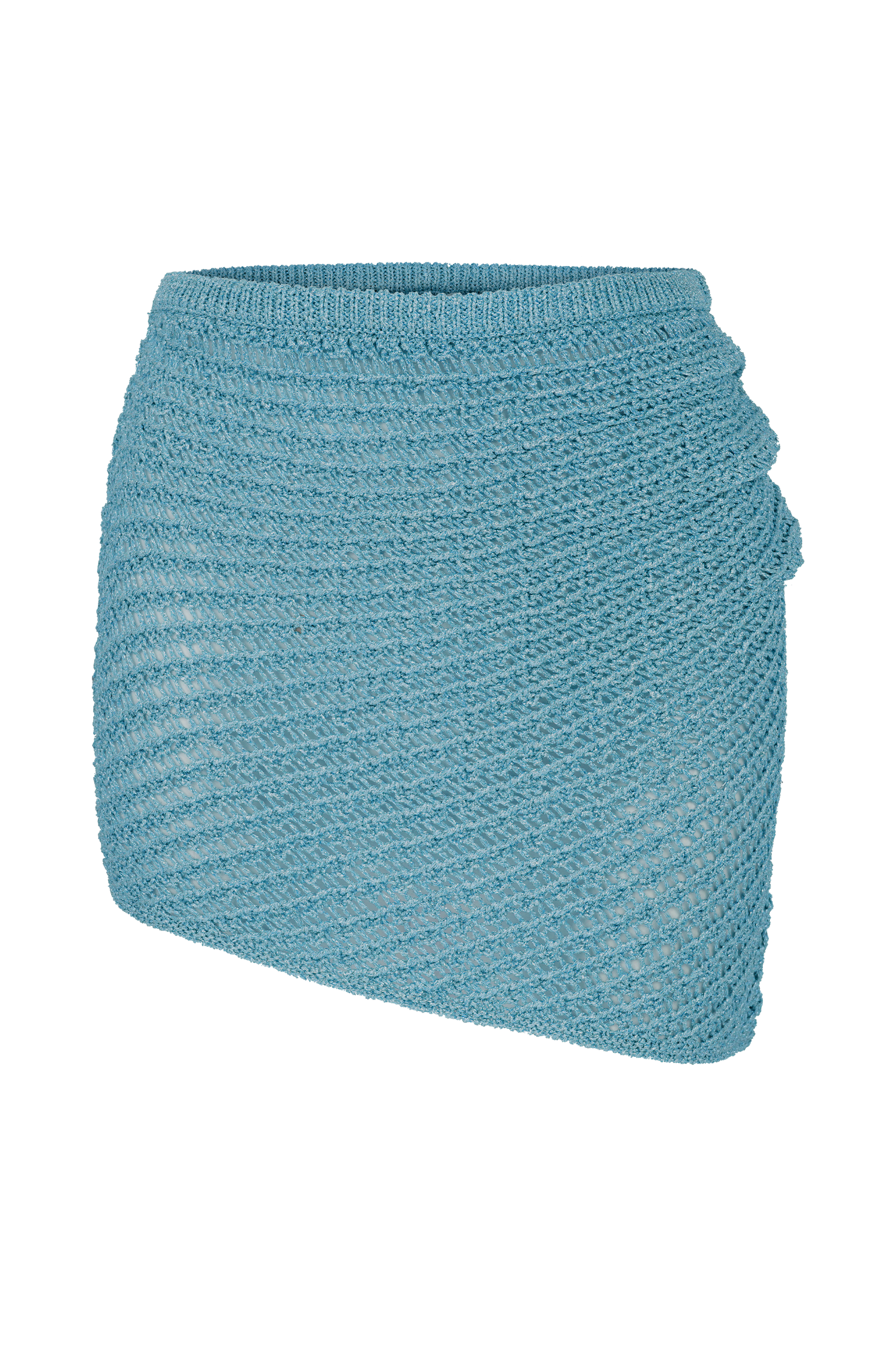Waverley Metallic Knit Mini Skirt - Blue #10