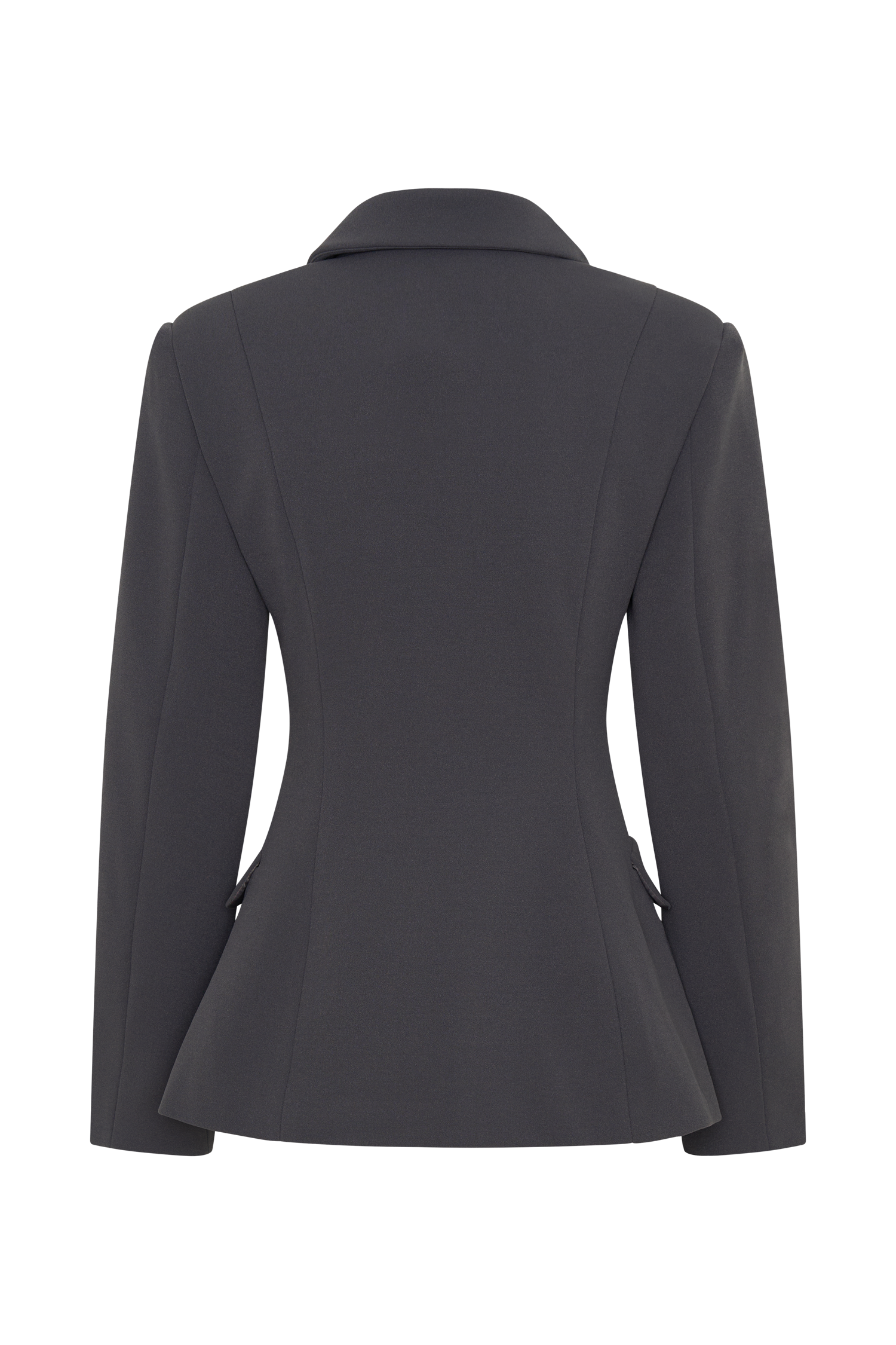Wesley Structured Blazer - Charcoal Shadow #9