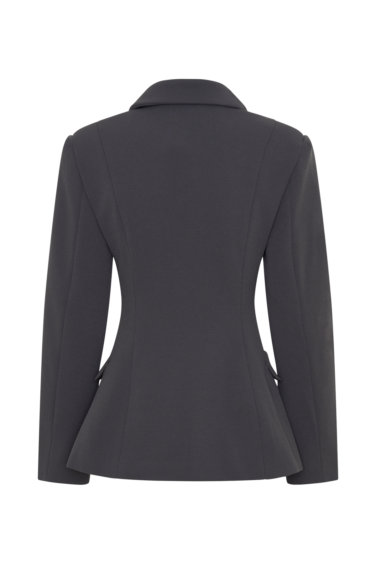 Wesley Structured Blazer - Charcoal Shadow #9