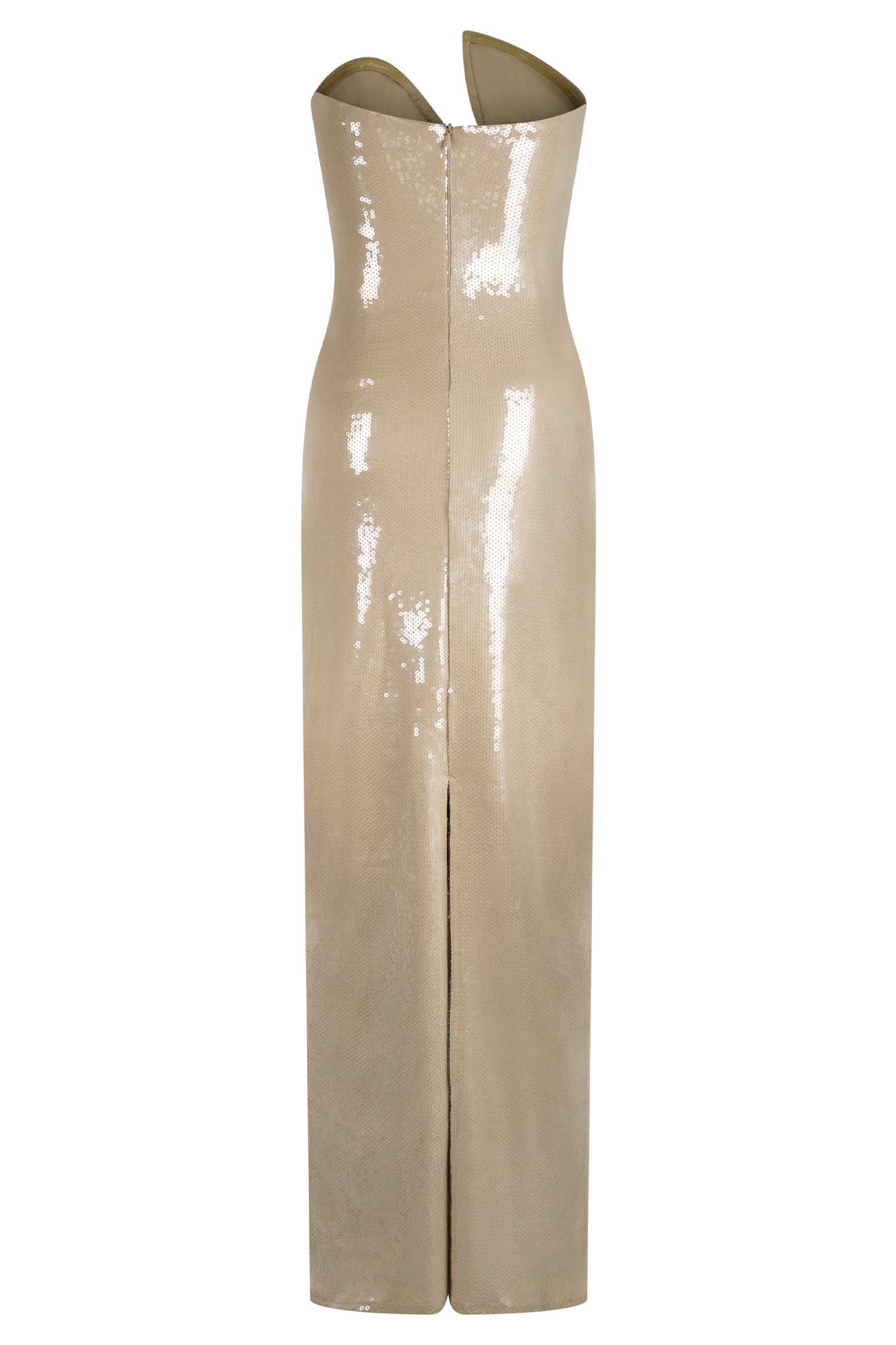 Winston Strapless Sequin Maxi Dress - Taupe #7