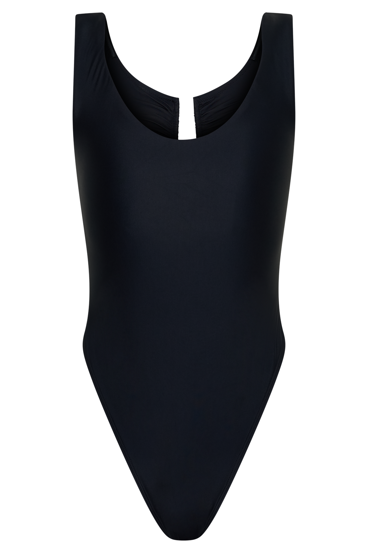 Yumi U-Wire Plunge One Piece Swimsuit - Black #12