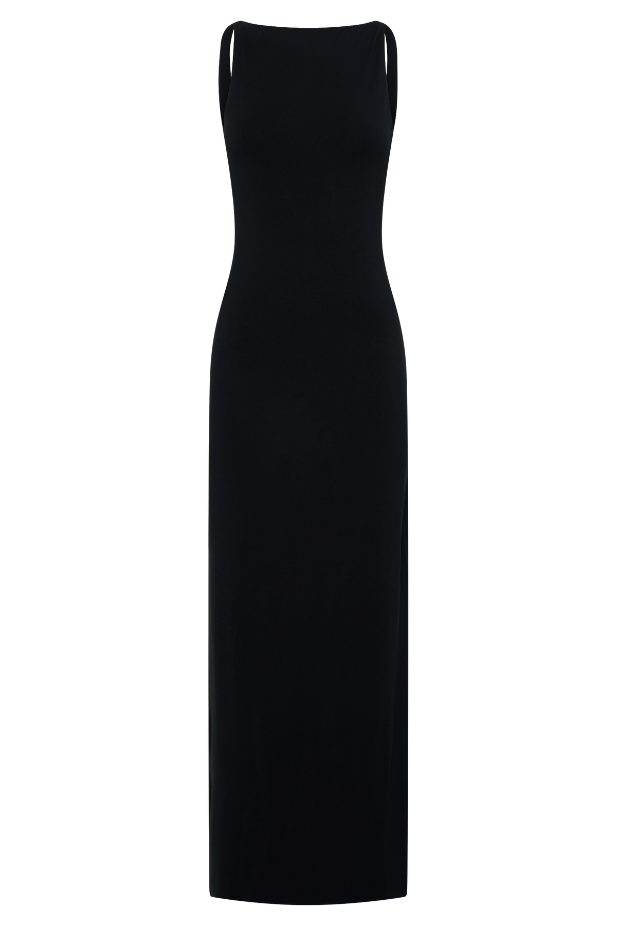 Yura Backless Twist Maxi Dress - Black #9