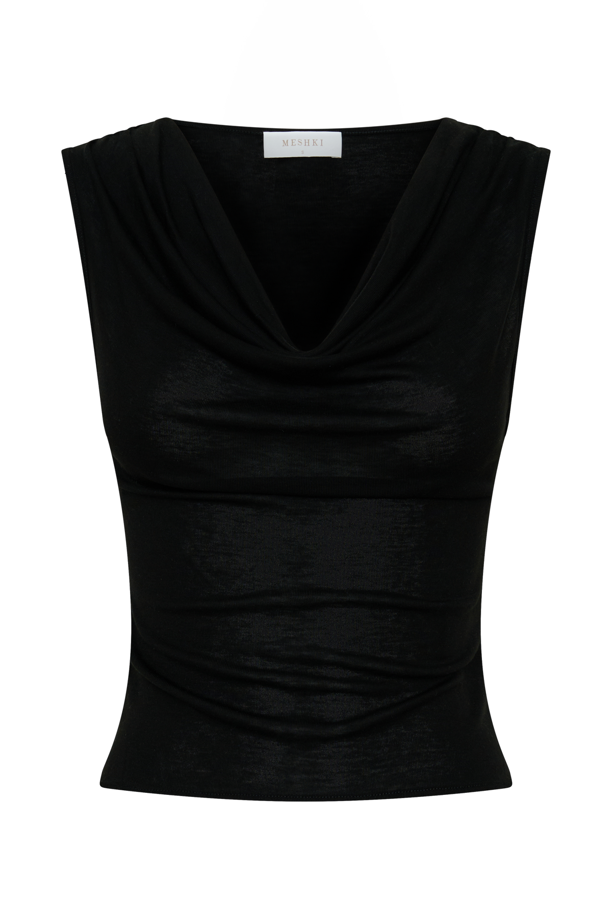 Ciaran Sleeveless Sheer Top - Black #11