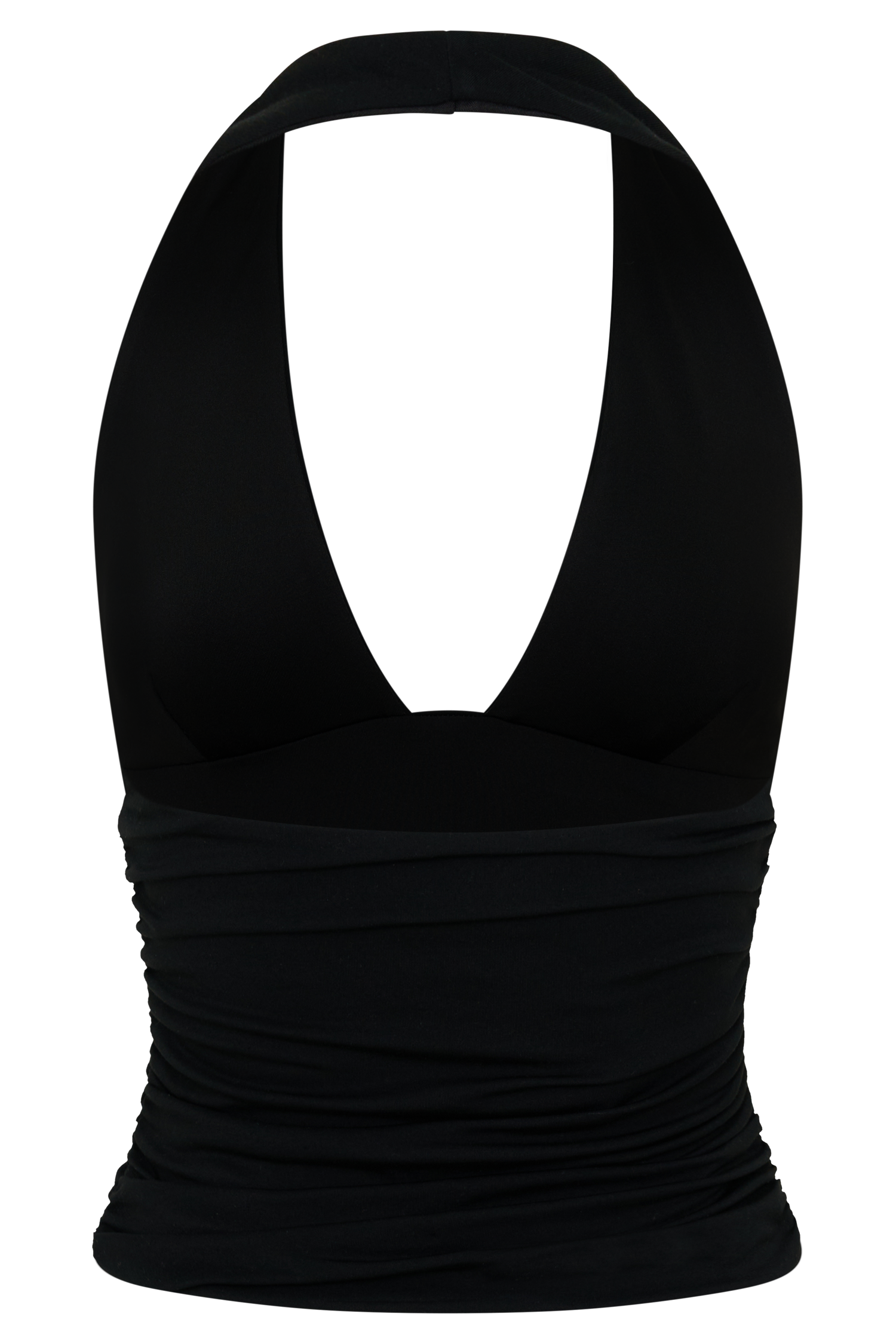 Peregrine Modal Gathered Halter Top - Black #8