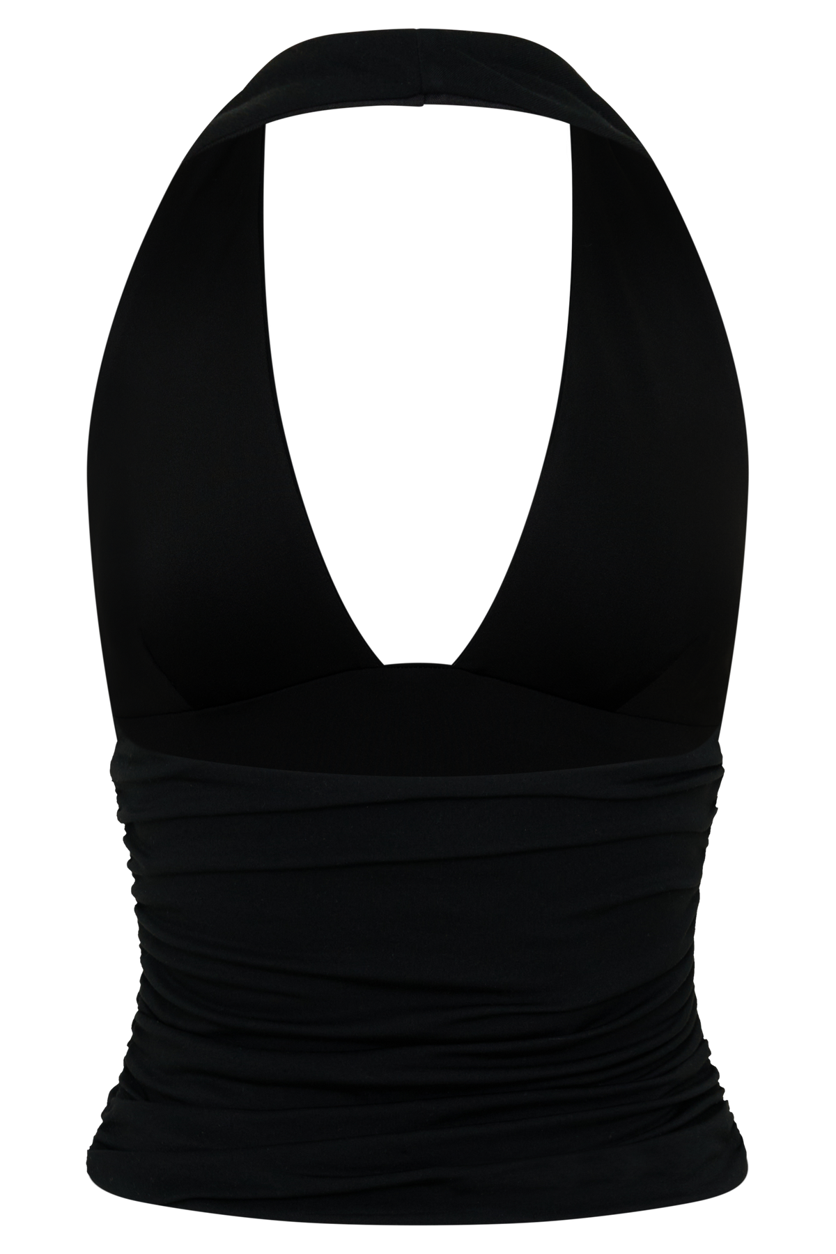 Peregrine Modal Gathered Halter Top - Black #8