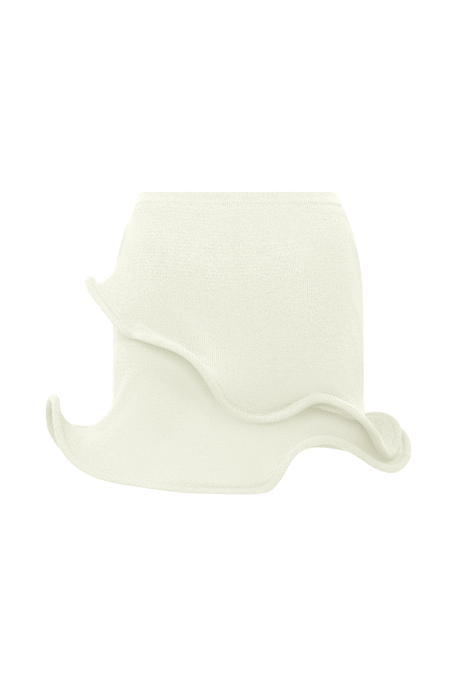 Haisley Knit Mini Skirt - Ivory #8