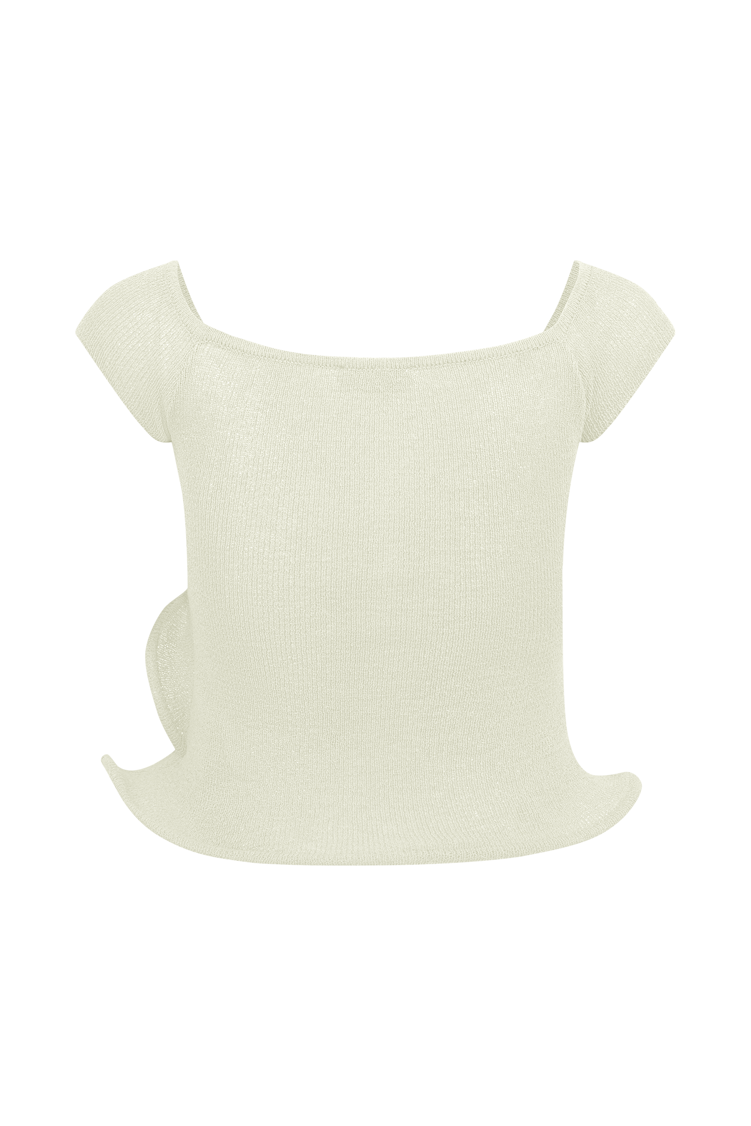 Haisley Off Shoulder Knit Top - Ivory #8