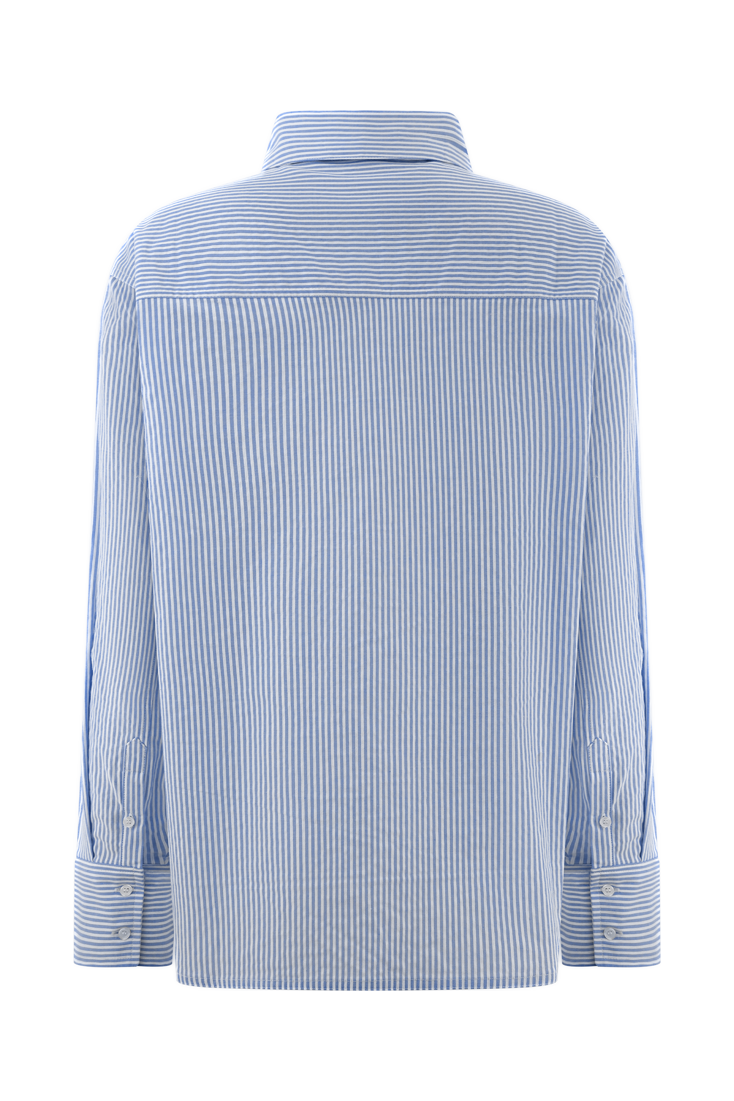 Hansen Oversized Shirt - Blue Pinstripe #10