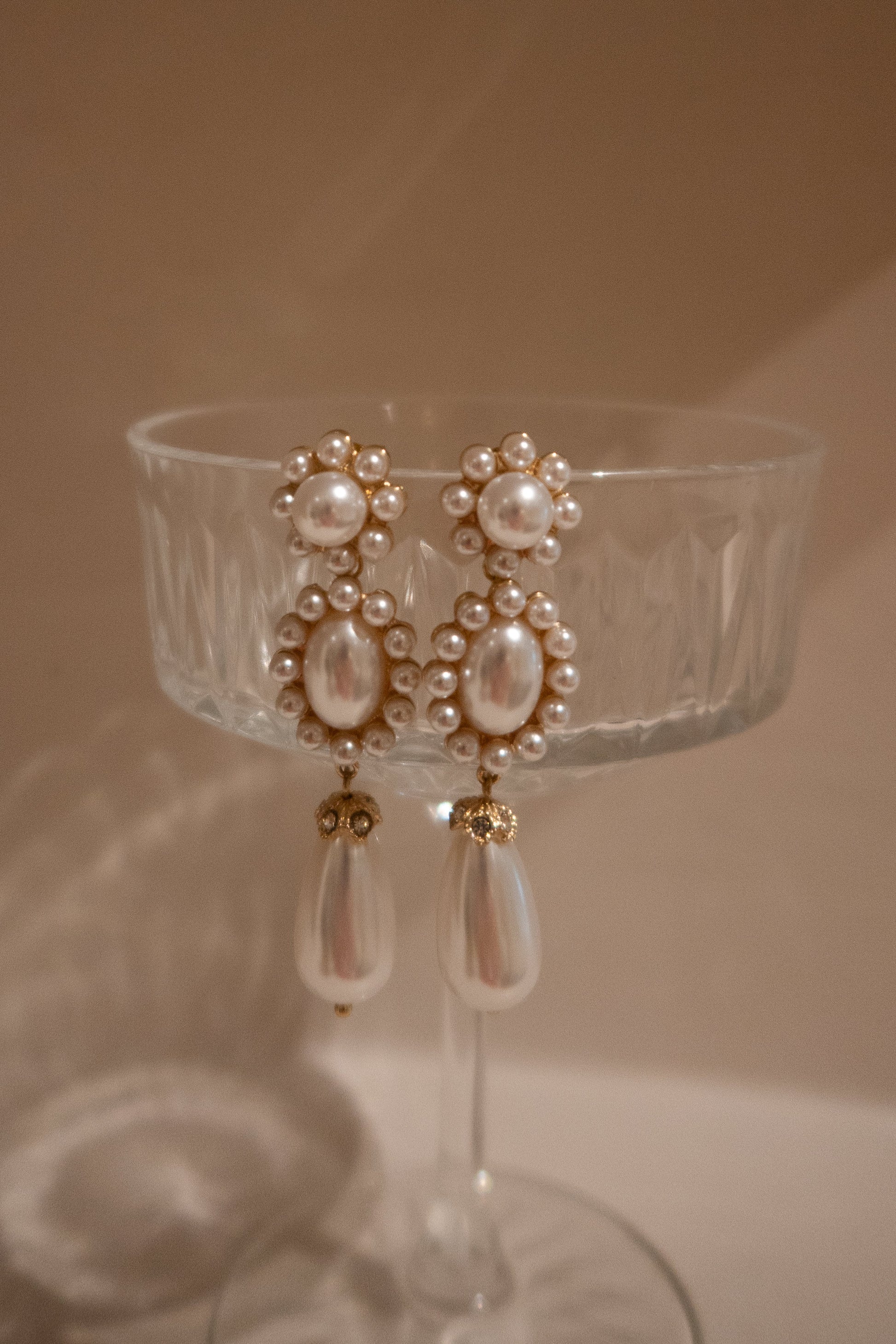 Enchanted Pearl Drop Earrings - Pearl #6
