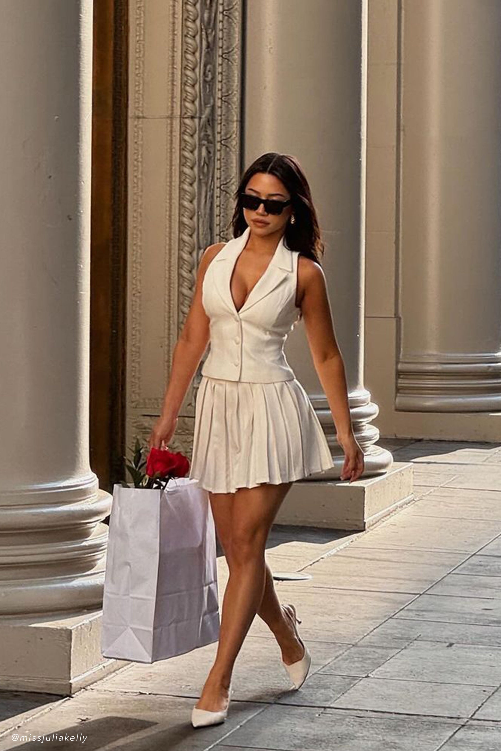 Mura Suiting Vest - Ivory