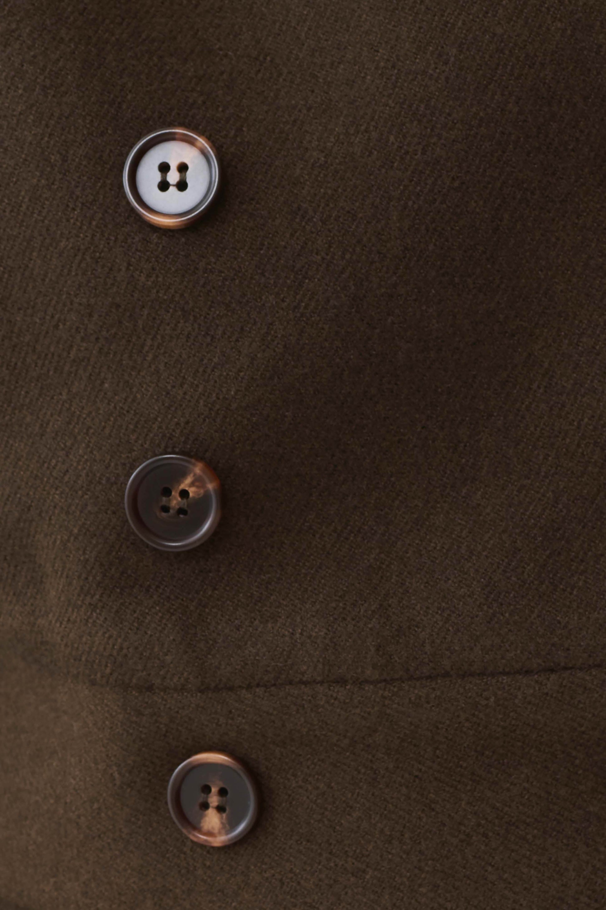 Jemima Wool Blend Cropped Jacket - Chocolate #8