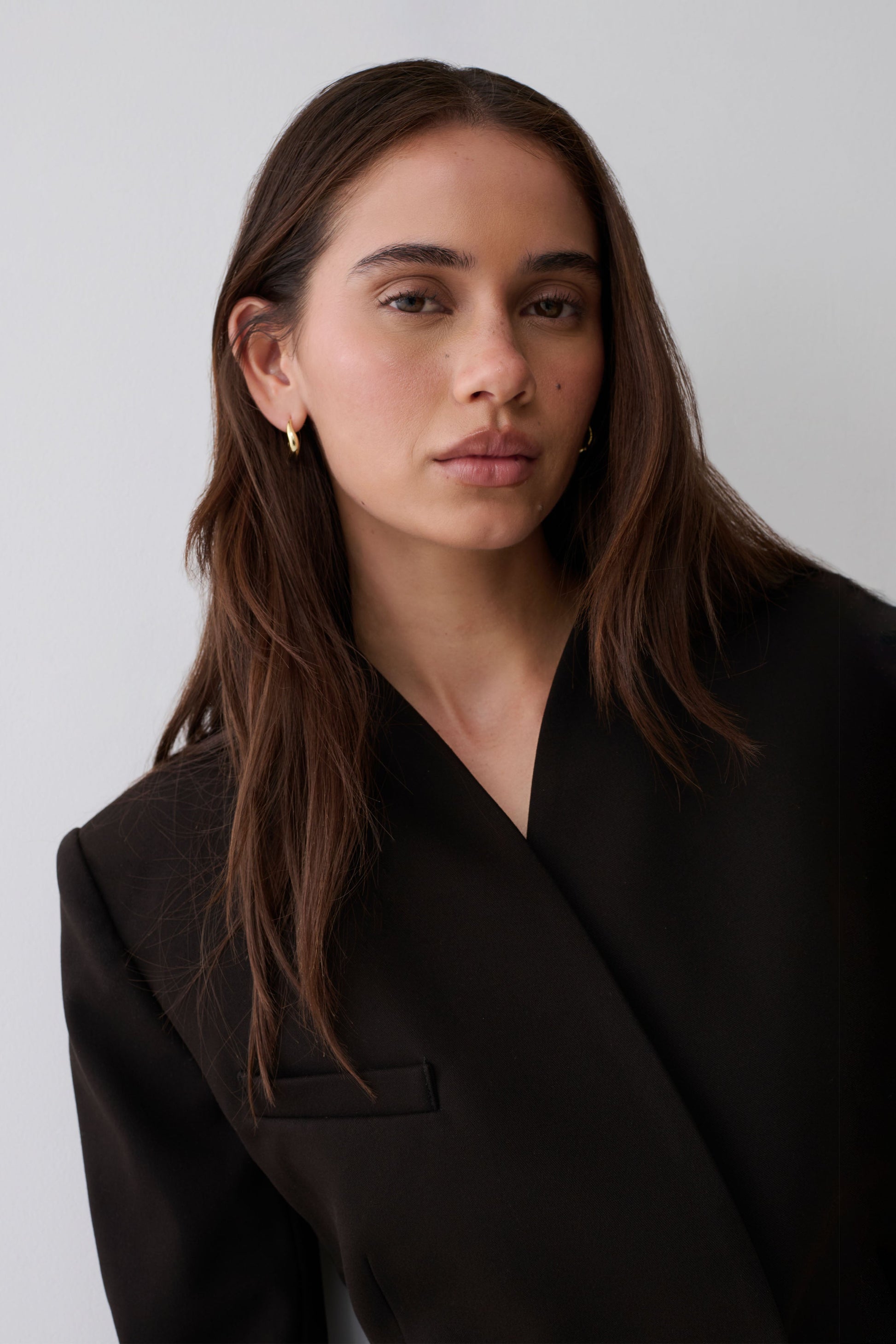 Katherine Suiting Structured Blazer - Black #4