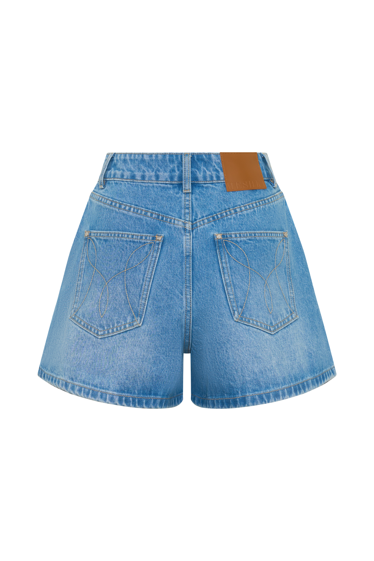 Jace A-Line Denim Shorts - Summer Blue #10