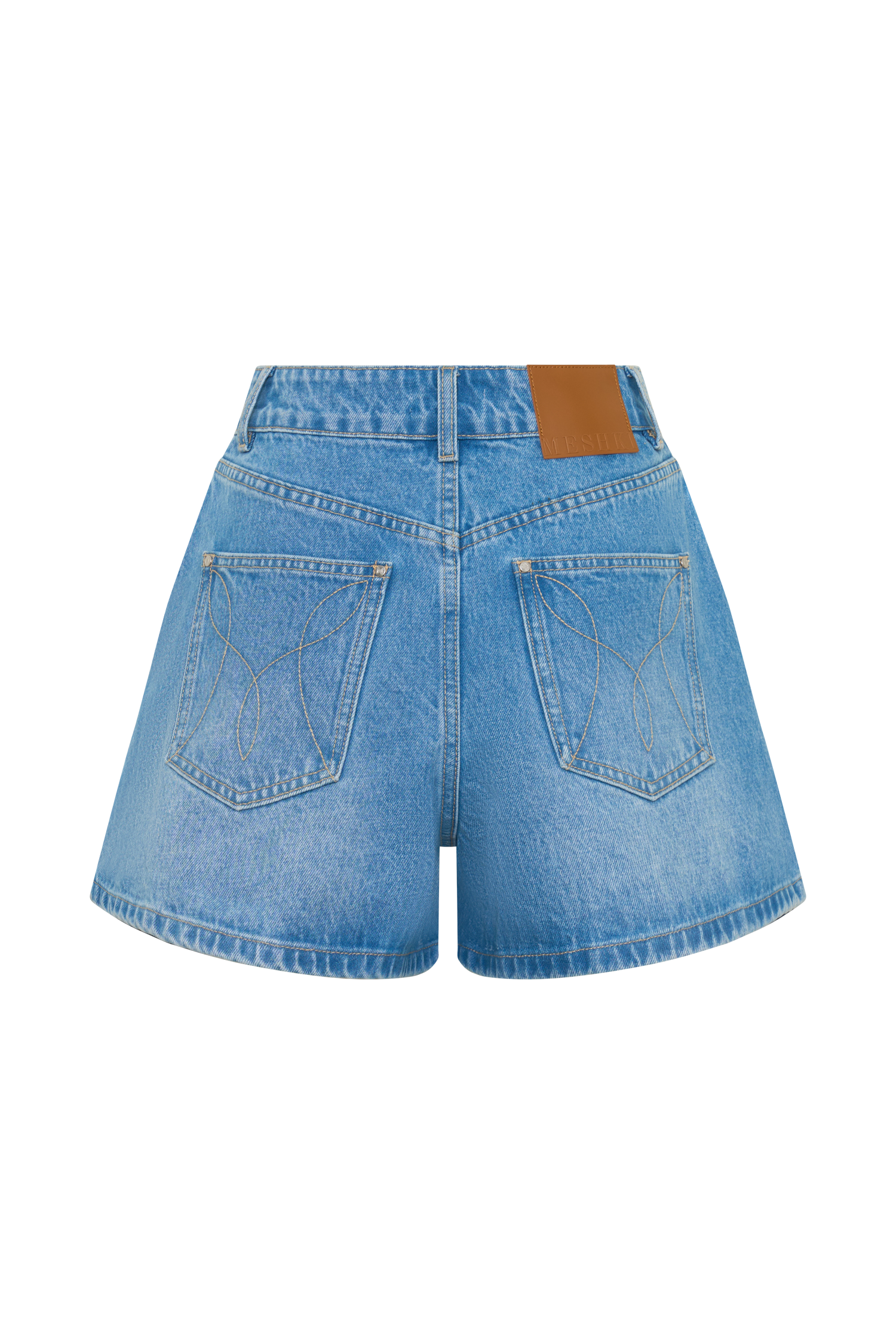 Jace A-Line Denim Shorts - Summer Blue #10