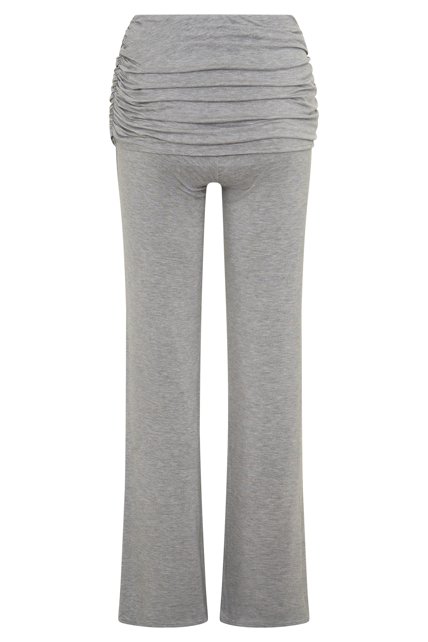 Keaton Modal Straight Leg Overlay Pant - Grey Marle #8