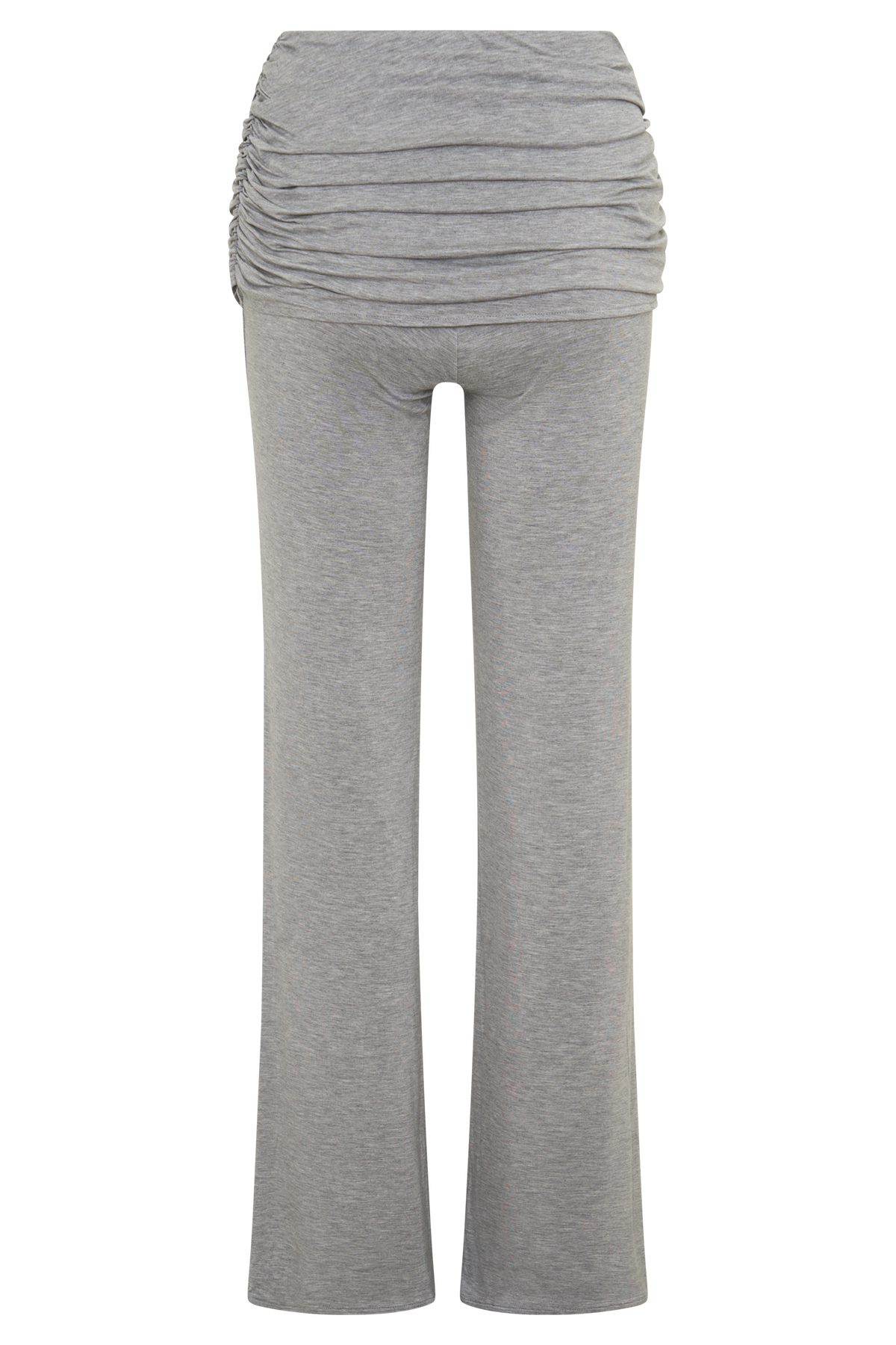 Keaton Modal Straight Leg Overlay Pant - Grey Marle #8