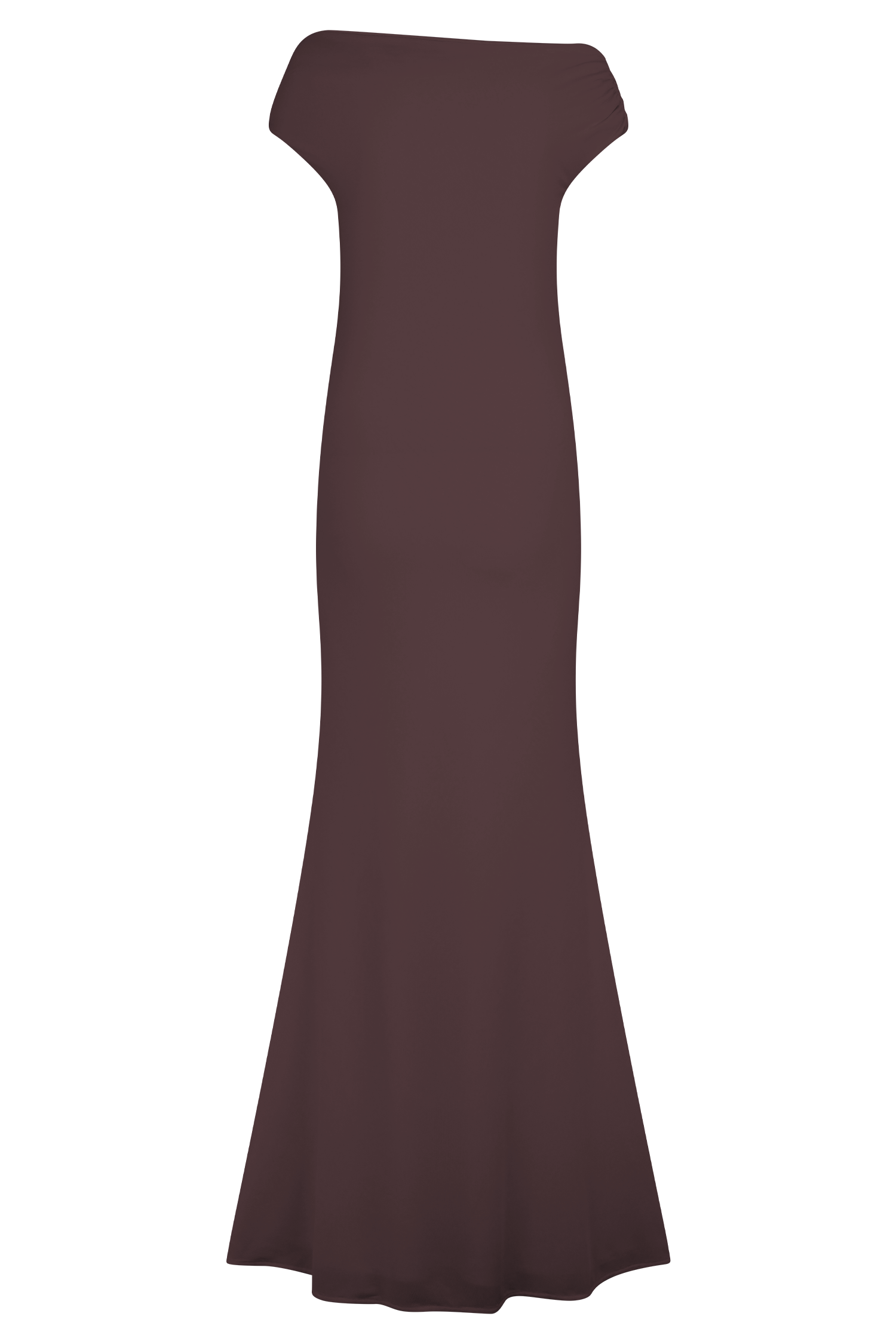 Kinsley Slinky Maxi Dress With Hardware - Chocolate #7