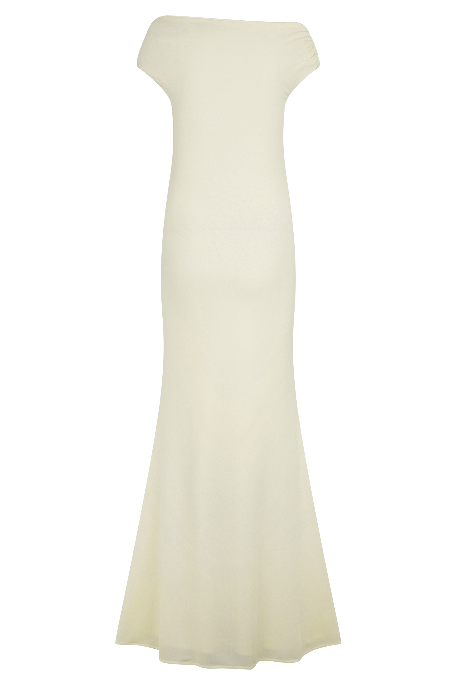 Kinsley Slinky Maxi Dress With Hardware - Ivory #8