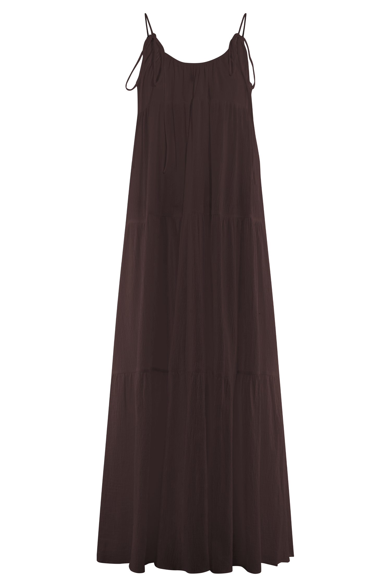 Lenny Front Tie Top - Chocolate #9