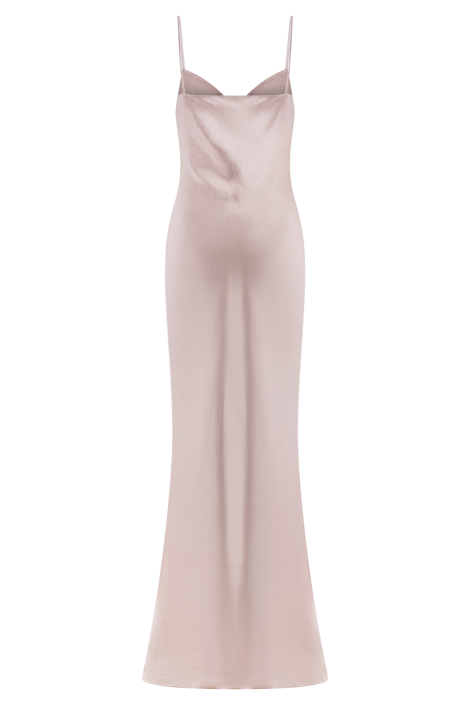 Lilly Sweetheart Satin Maxi Dress - Soft Pink #12