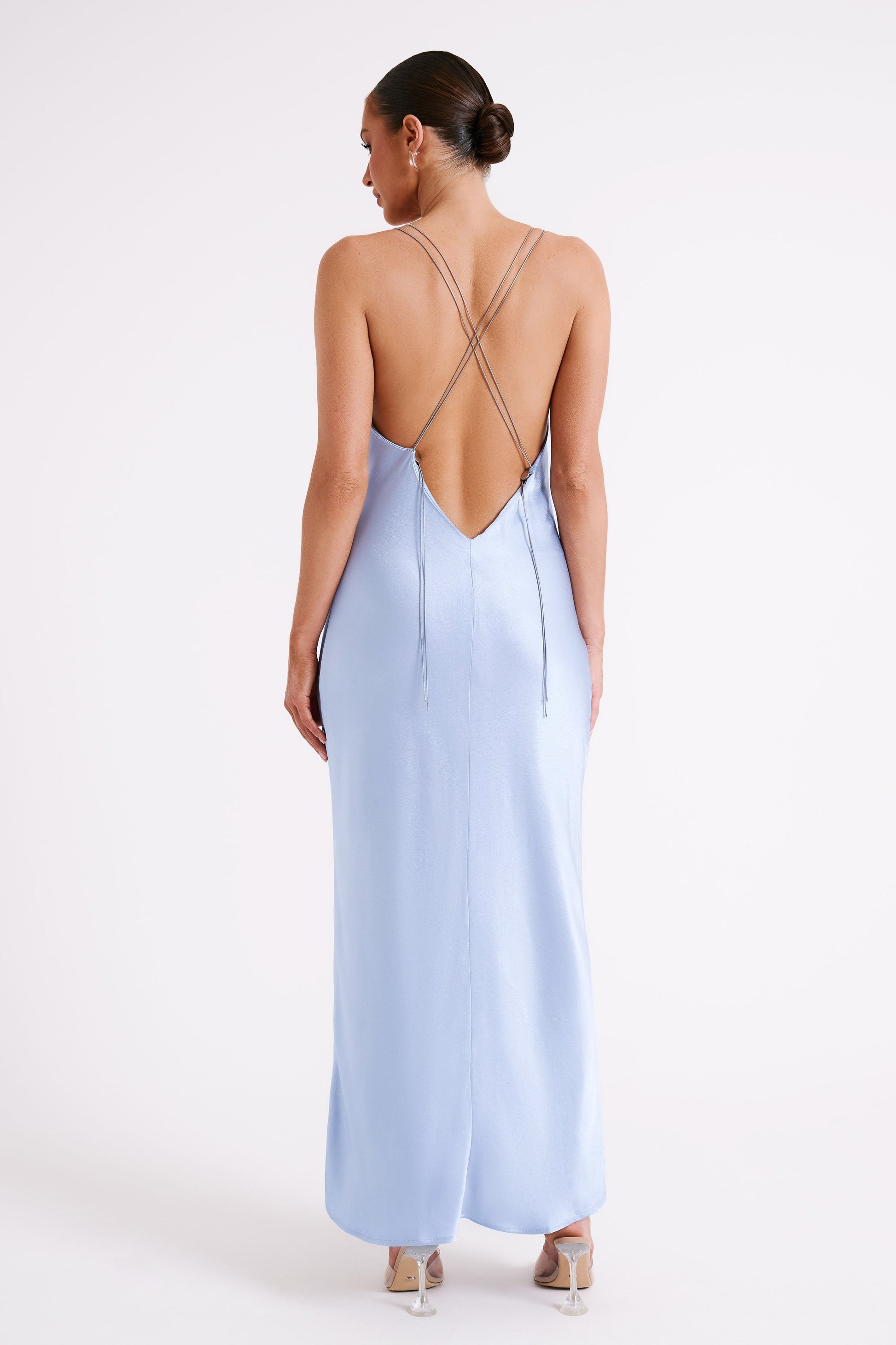 Kalani Chain Maxi Dress - Ice Blue #10