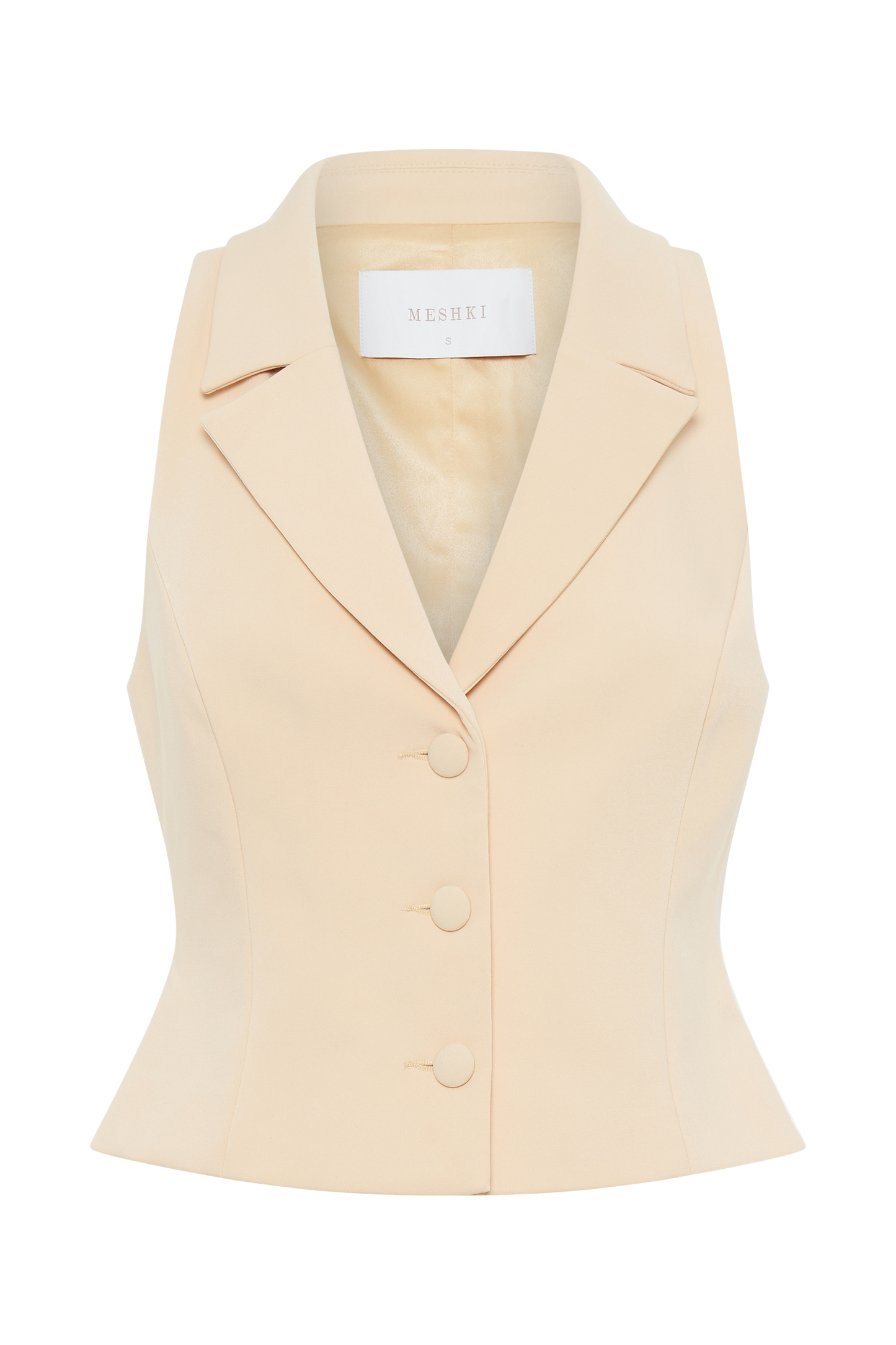 Mura Suiting Vest - Peach