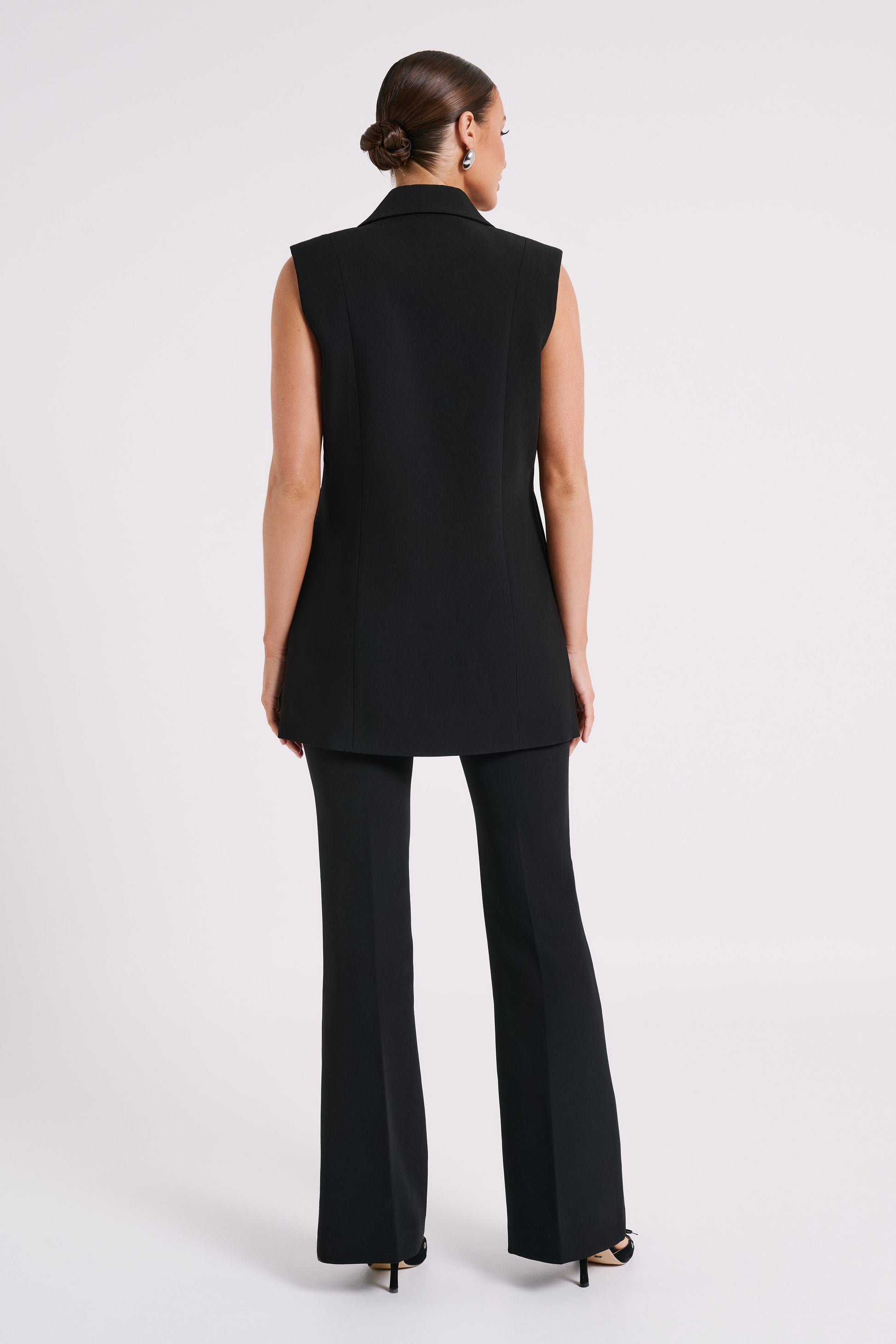 Robin Oversized Suiting Vest - Black #6