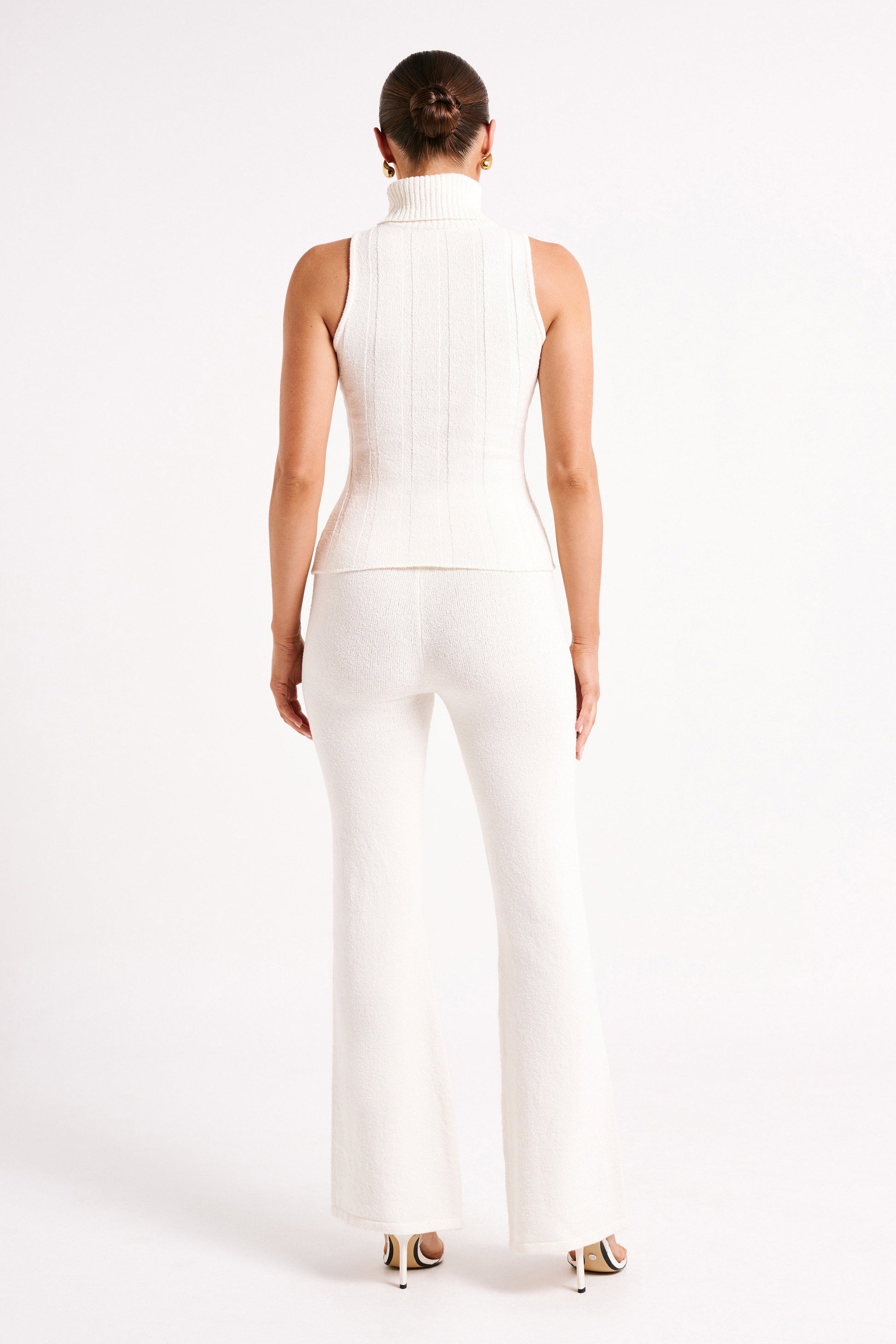 Angelina Knit Pants - Ivory #5