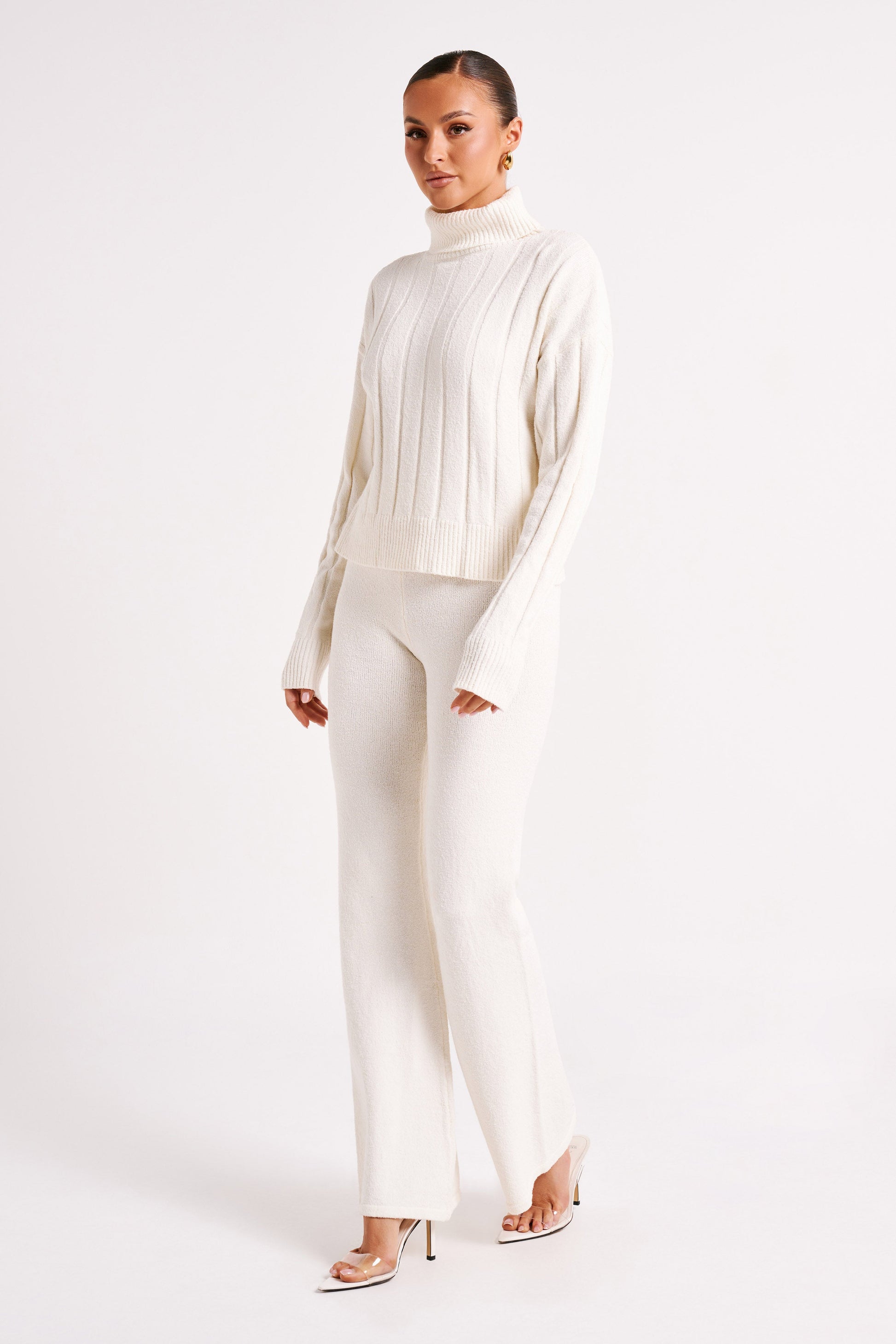 Angelina Knit Pants - Ivory #7