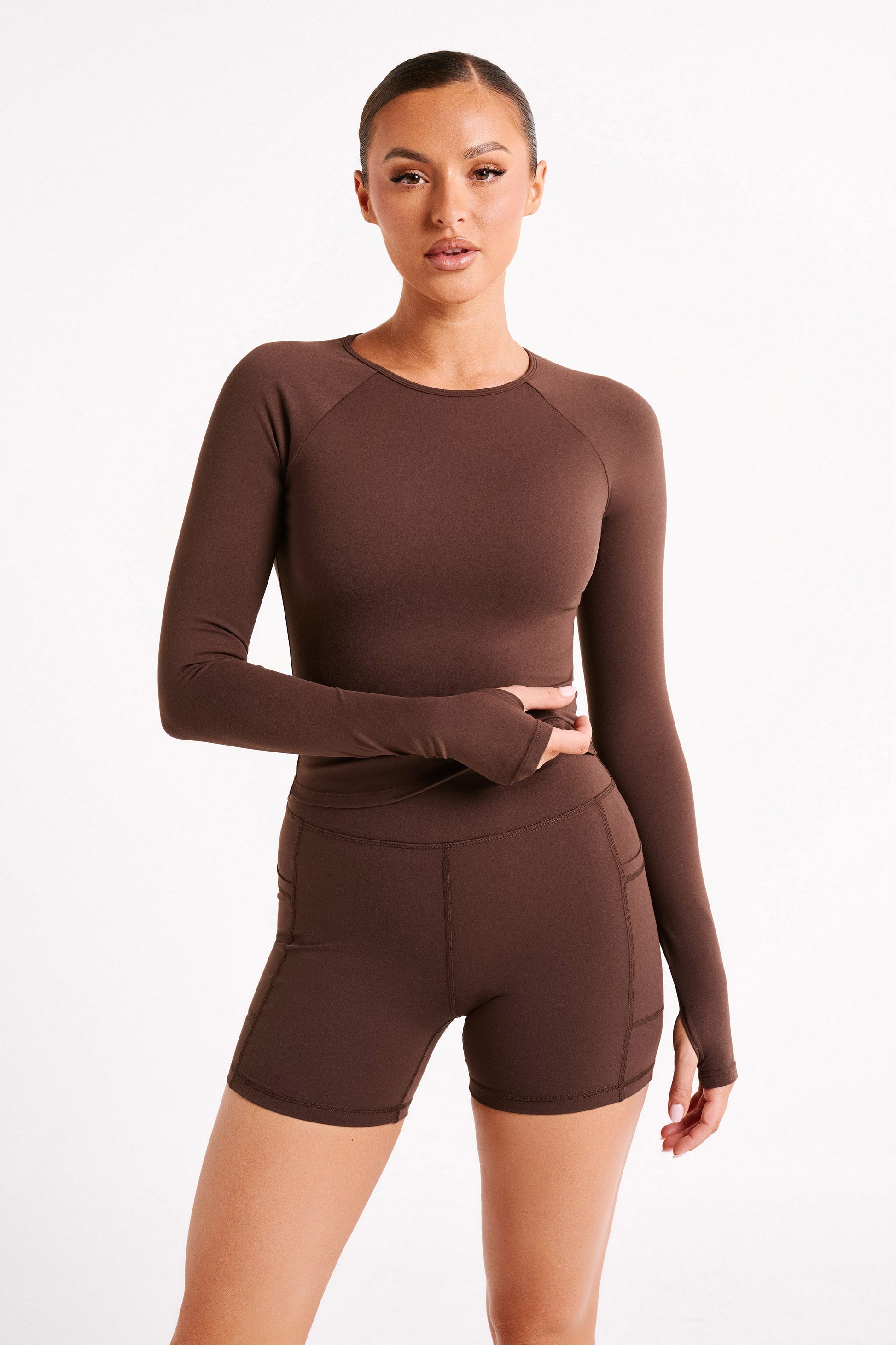 Venus Long Sleeve Top - Dark Chocolate #4