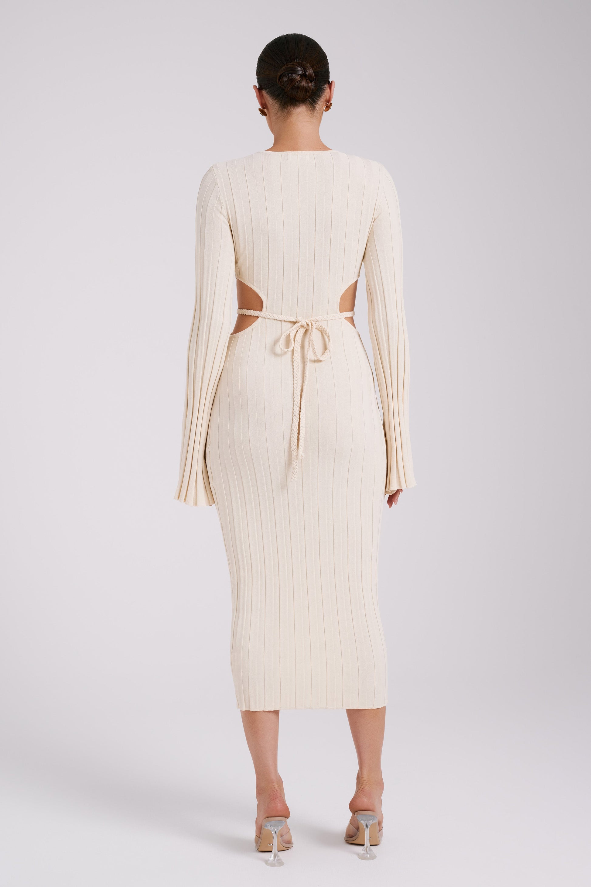 Elodie Knit Midi Dress - Cream #2