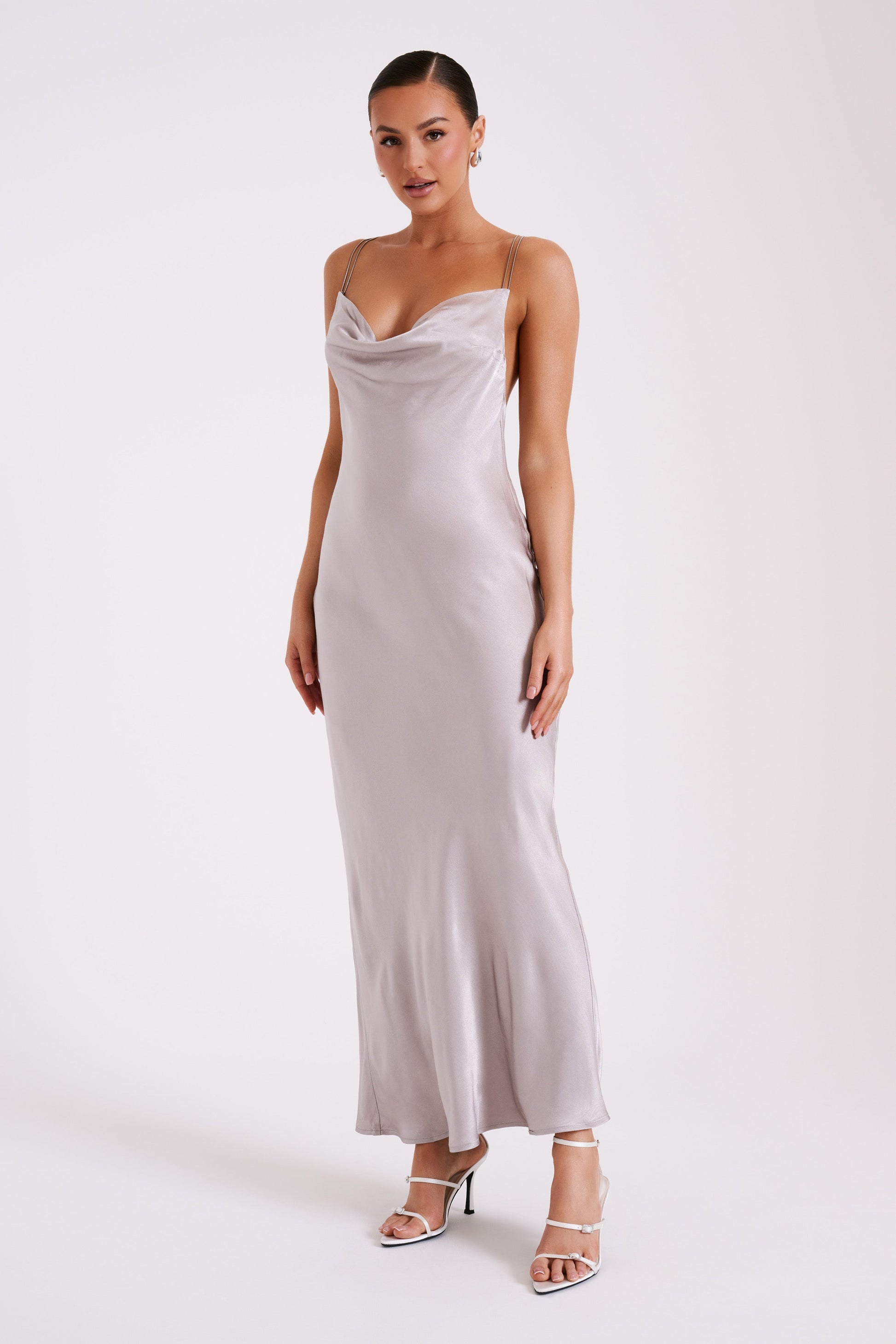 Kalani Chain Maxi Dress - Silver #12