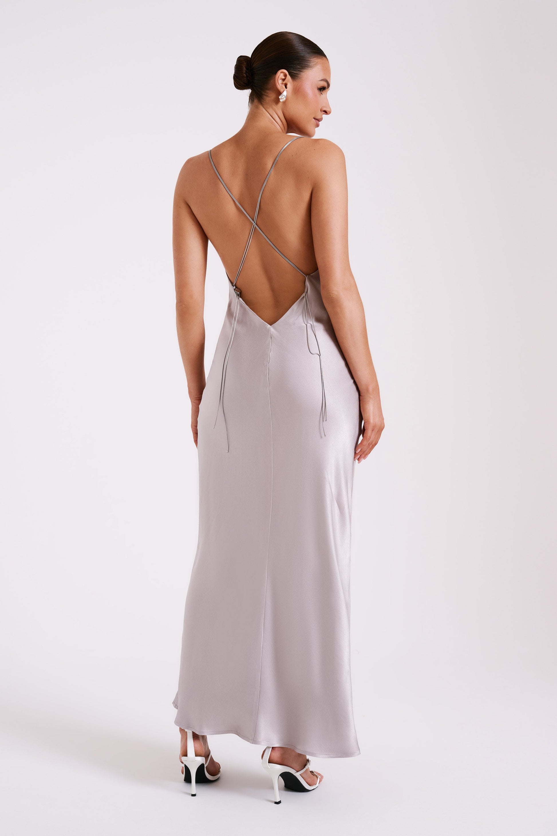Kalani Chain Maxi Dress - Silver #8