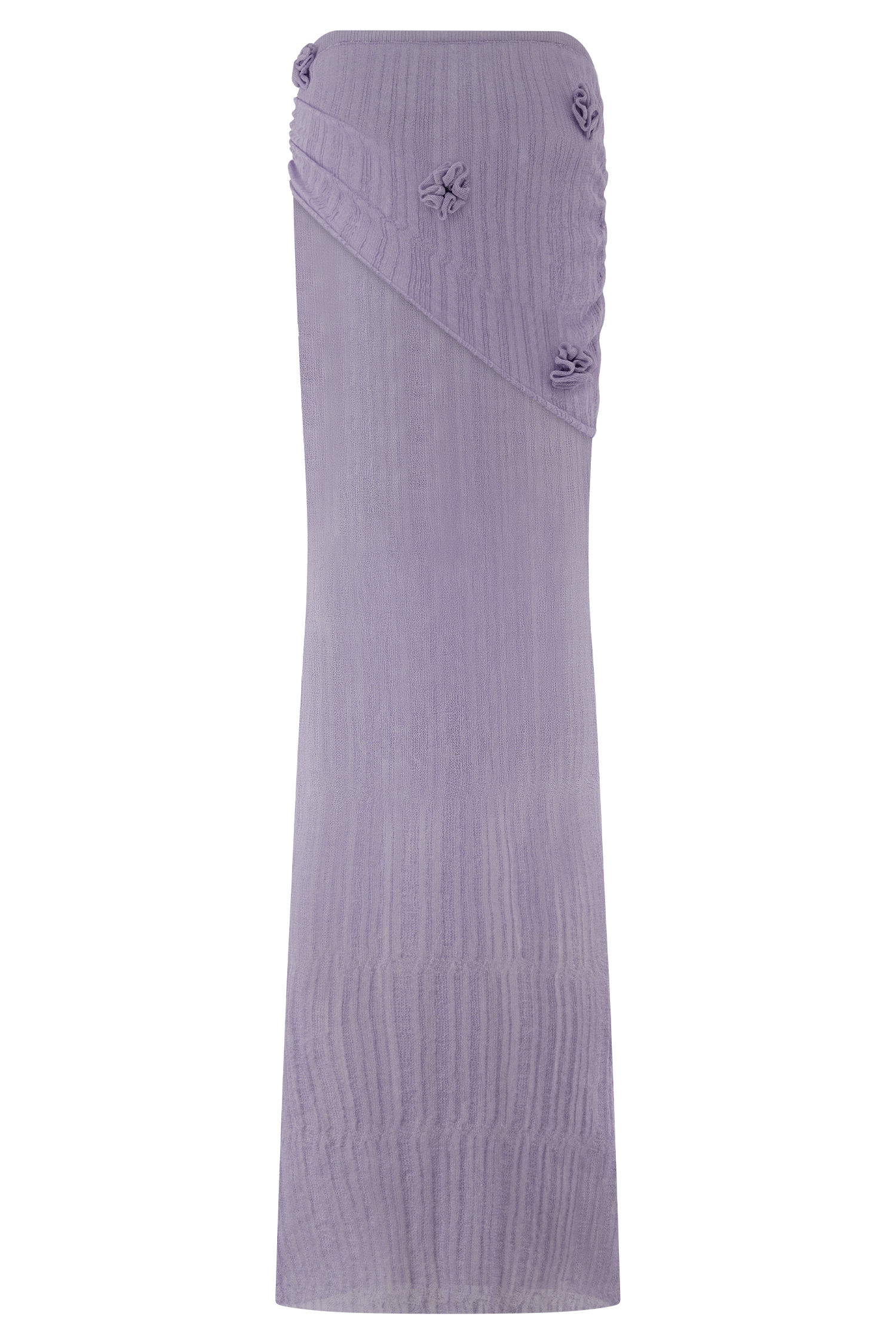 Orianna Orchid Knit Maxi Skirt - Orchid #7