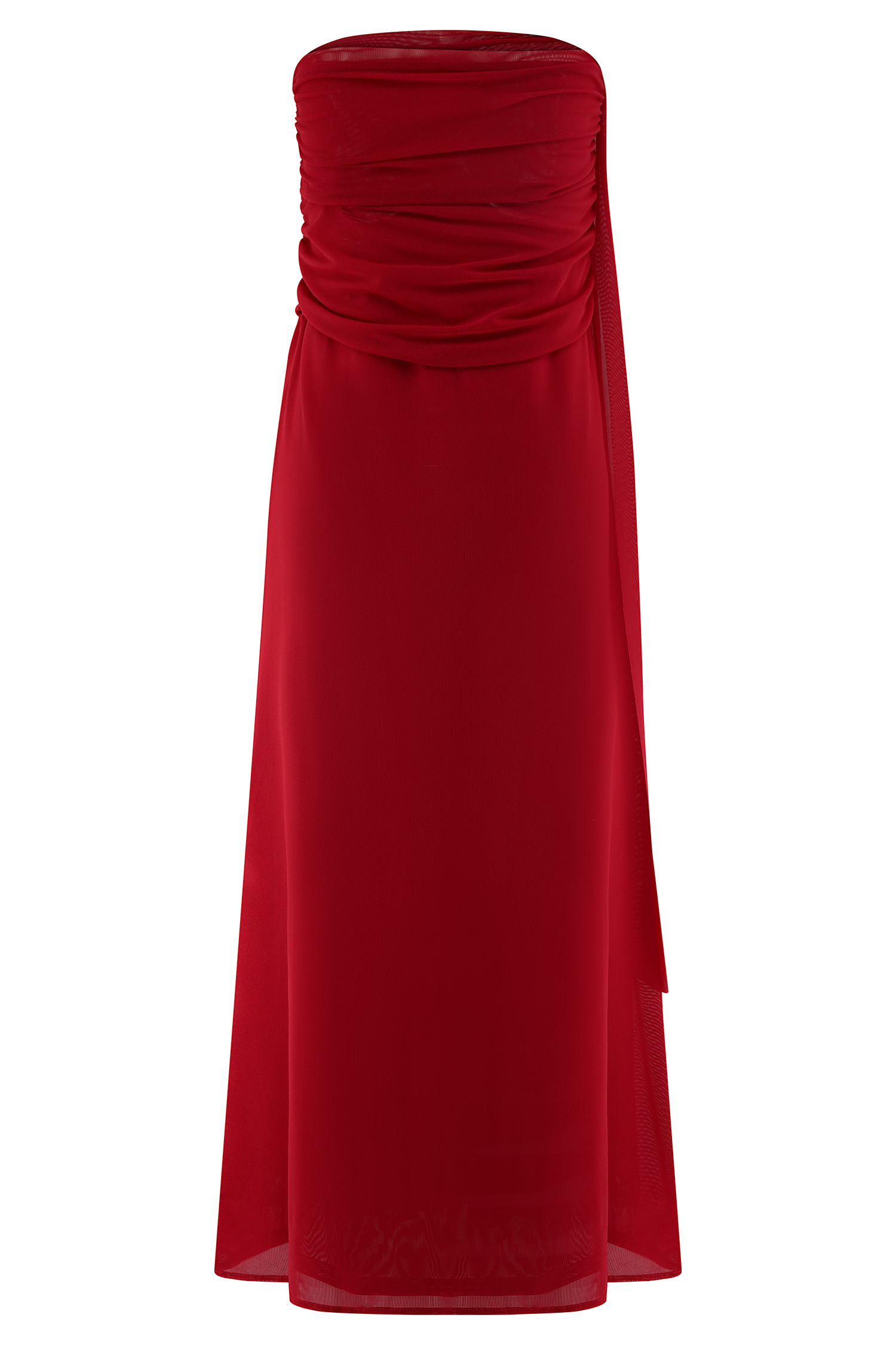 Arna Mesh Maxi Skirt - Ruby #9