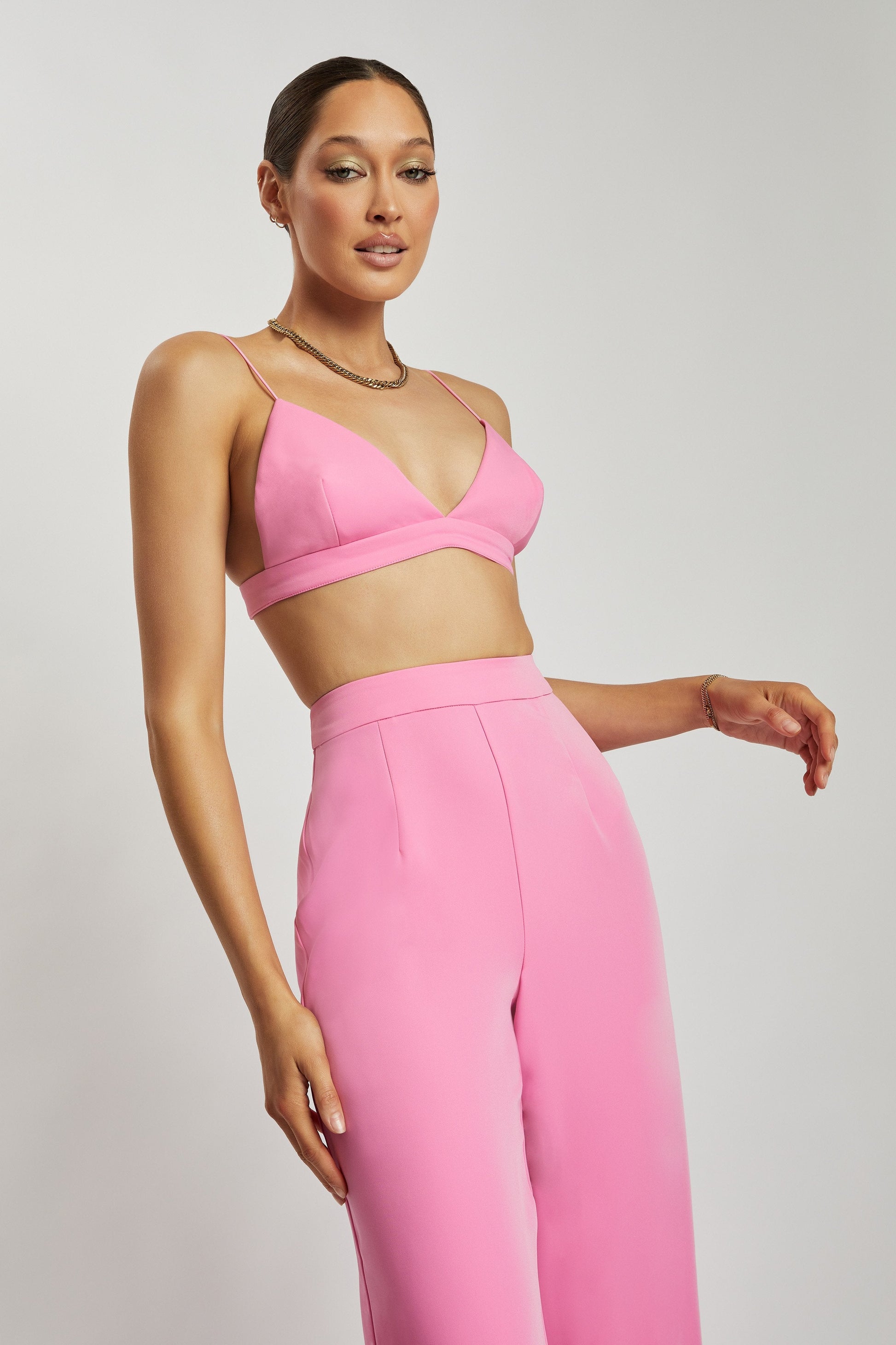 Cynthia Triangle Bralette - Pink #3
