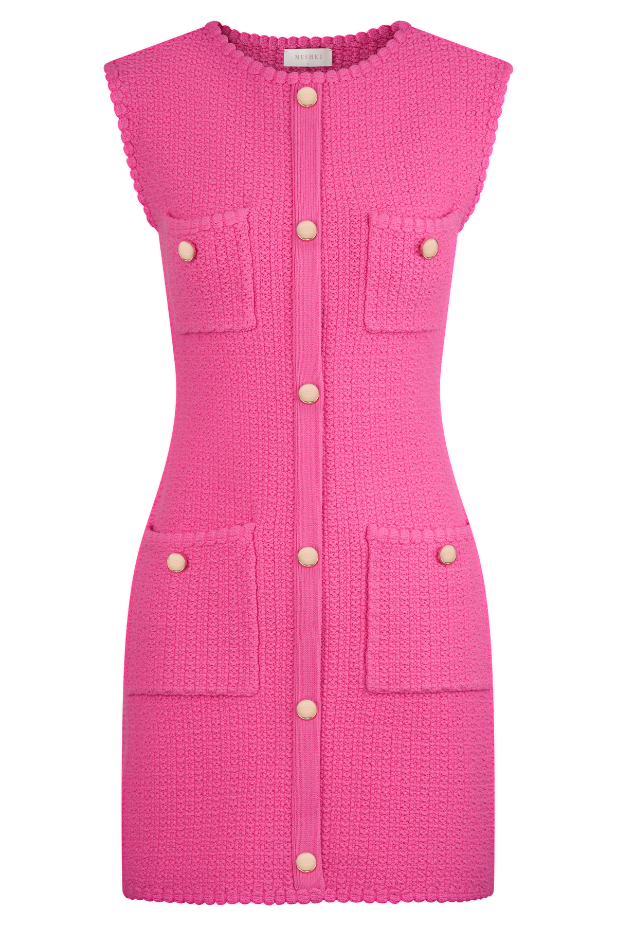 Mia Knit Mini Dress - Pink #9