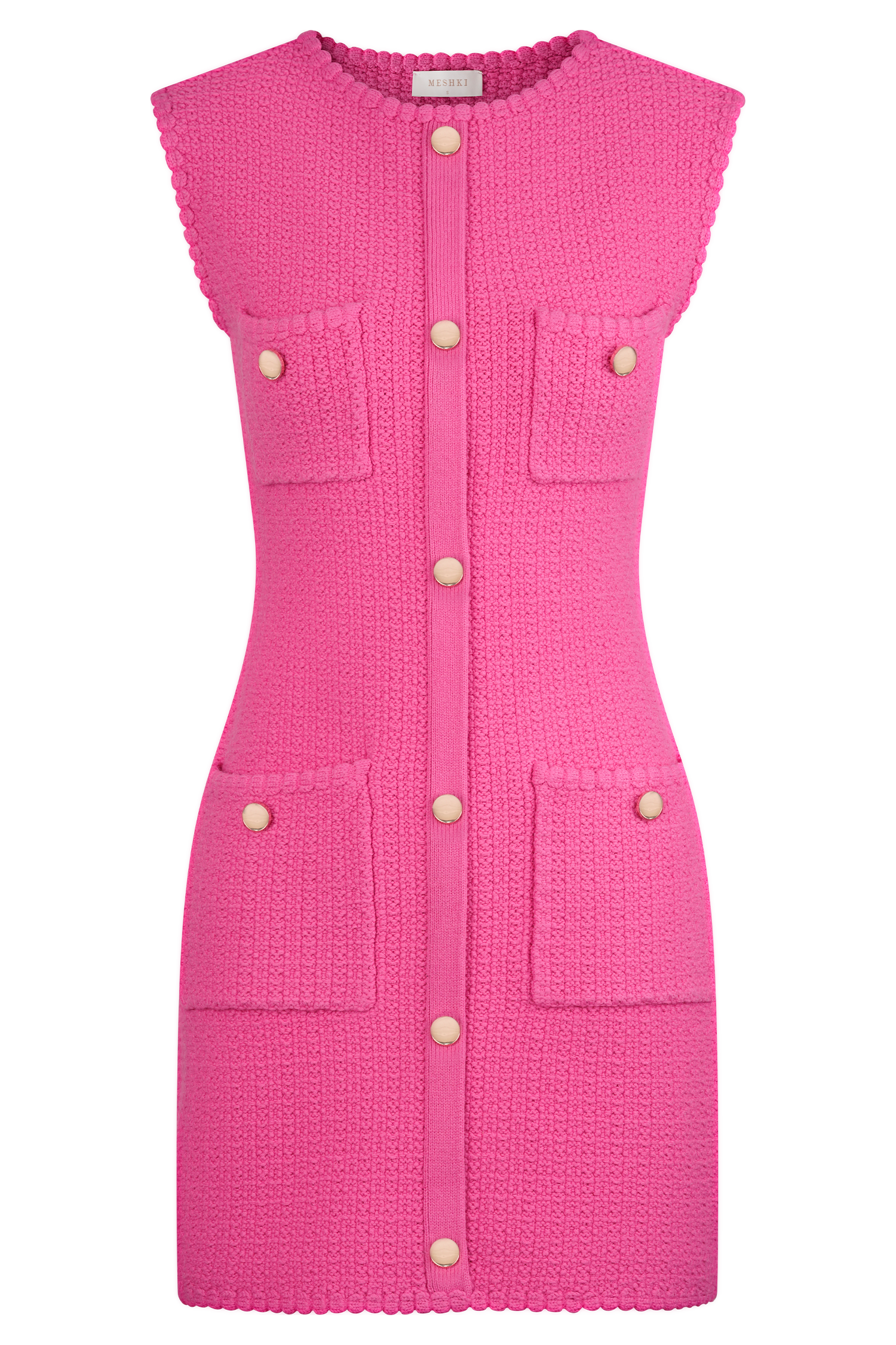 Mia Knit Mini Dress - Pink #9