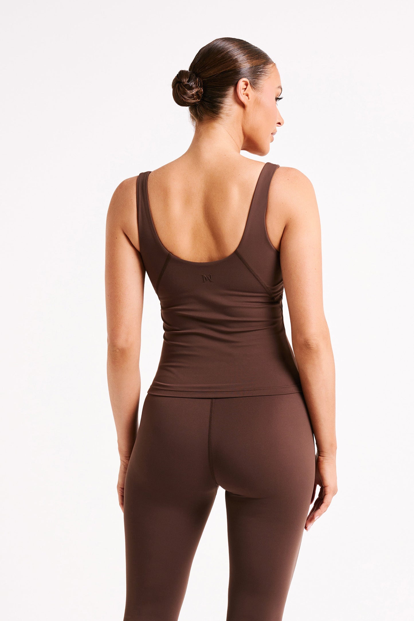 Nadine Yoga Top - Dark Chocolate