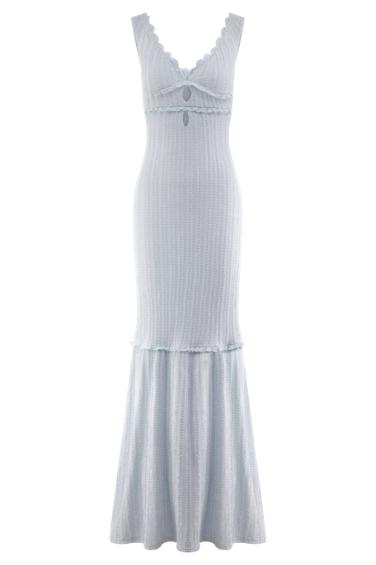 Natalie Off Shoulder Maxi Dress - Sky Blue #7