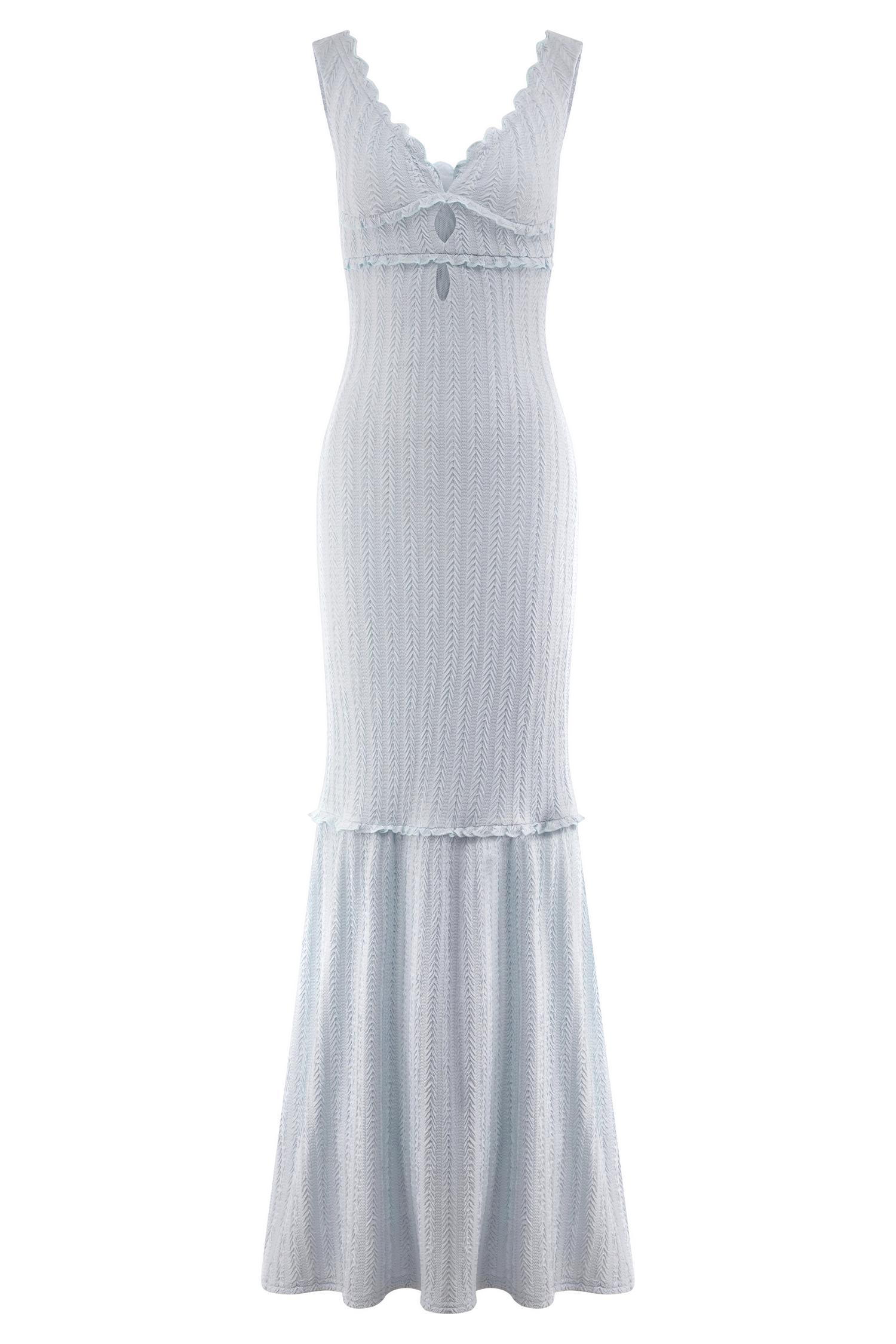 Natalie Off Shoulder Maxi Dress - Sky Blue #7